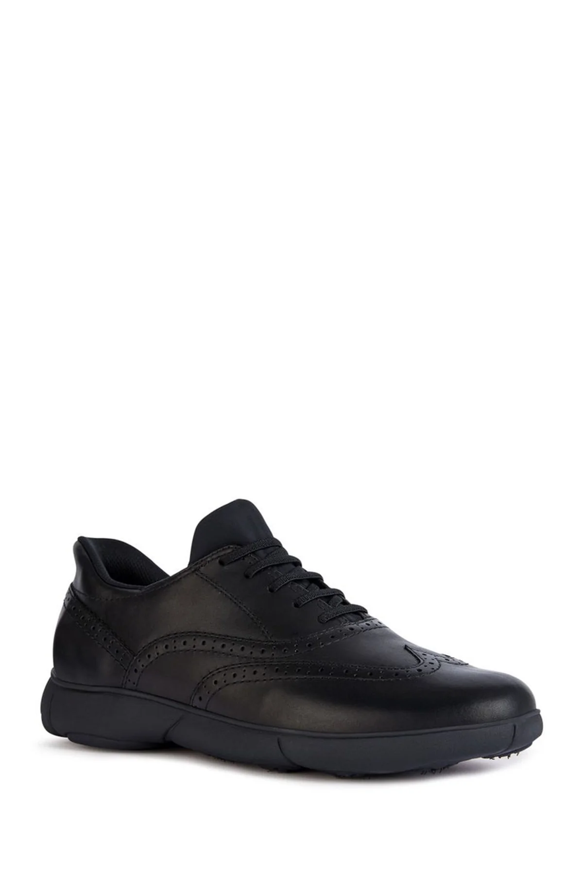 Geox Erkek Siyah Nebula Bağcıklı Deri Sneaker - Image 3