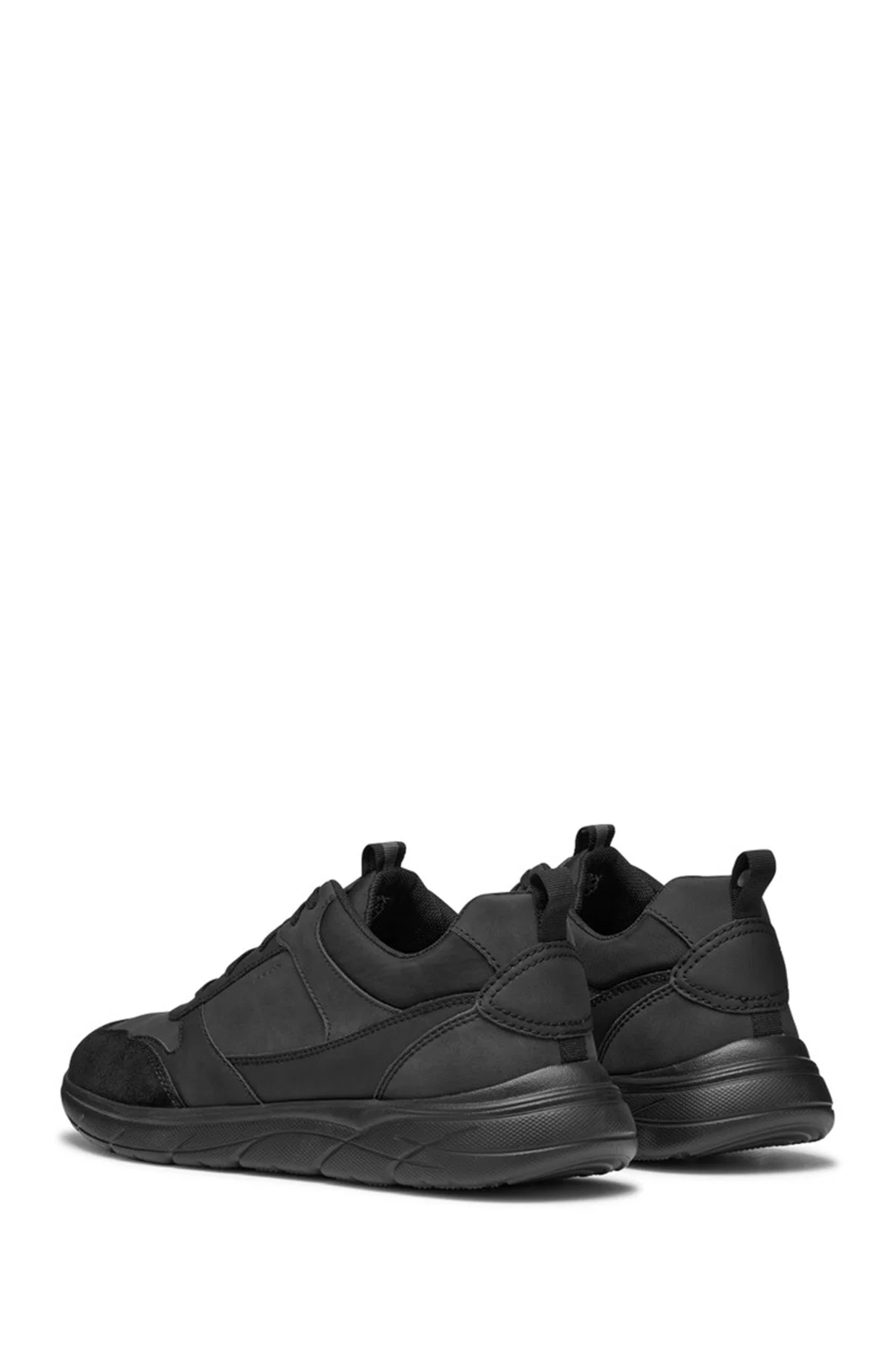 Geox Erkek Siyah Nebula Bağcıklı Kumaş Sneaker - Image 5