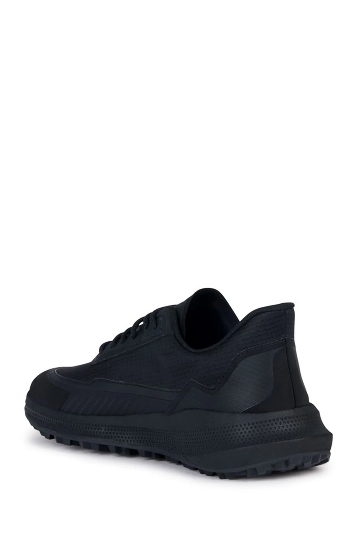 Geox Erkek Siyah Pg1x Abx Bağcıklı Deri Sneaker - Image 2