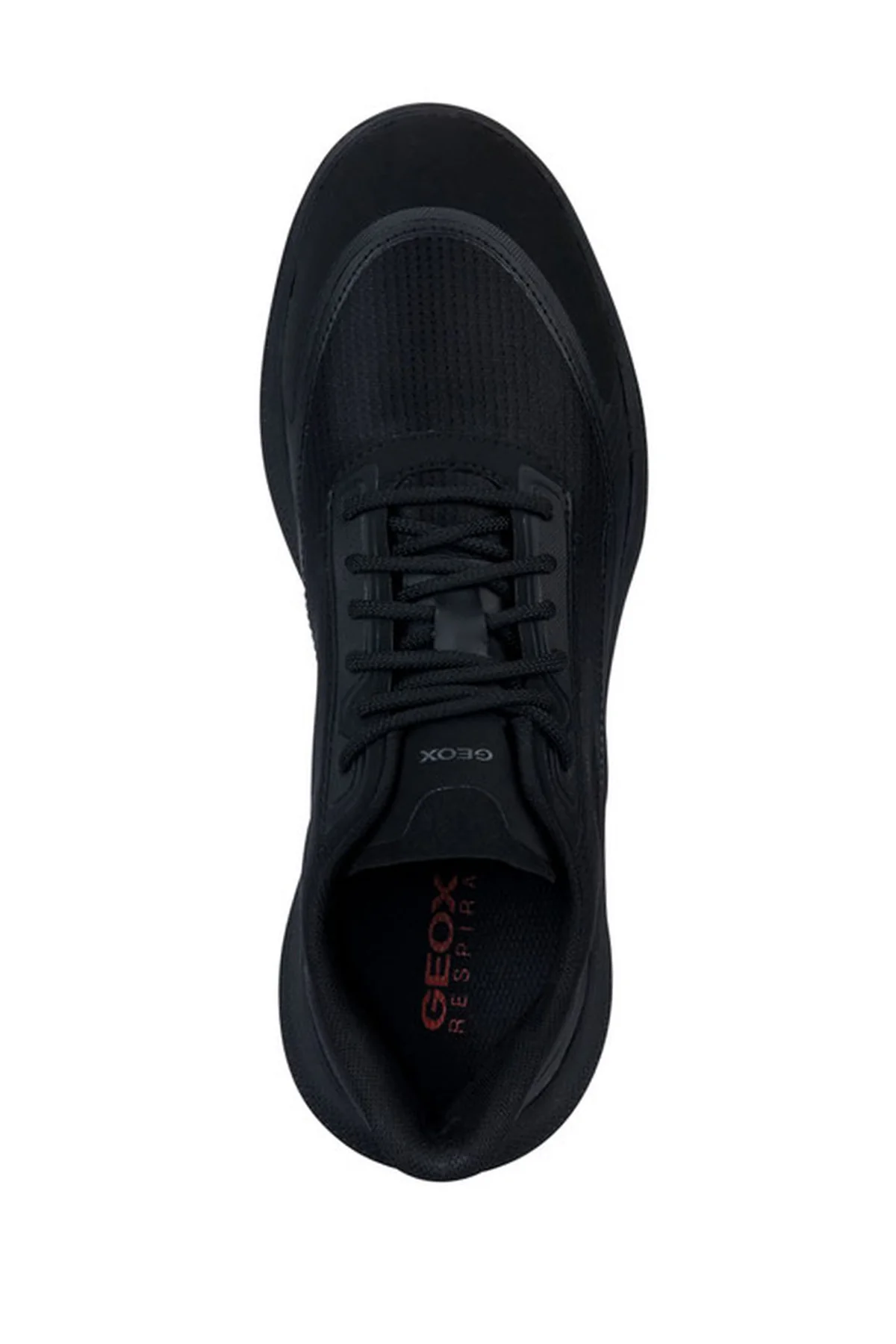 Geox Erkek Siyah Pg1x Abx Bağcıklı Deri Sneaker - Image 5