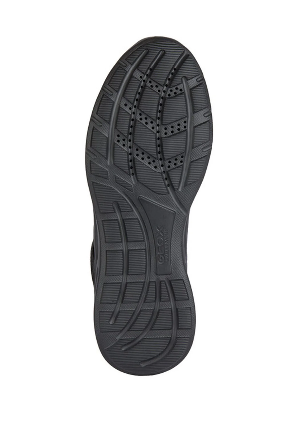 Geox Erkek Siyah Sanzio Bağcıklı Deri Sneaker - Image 6