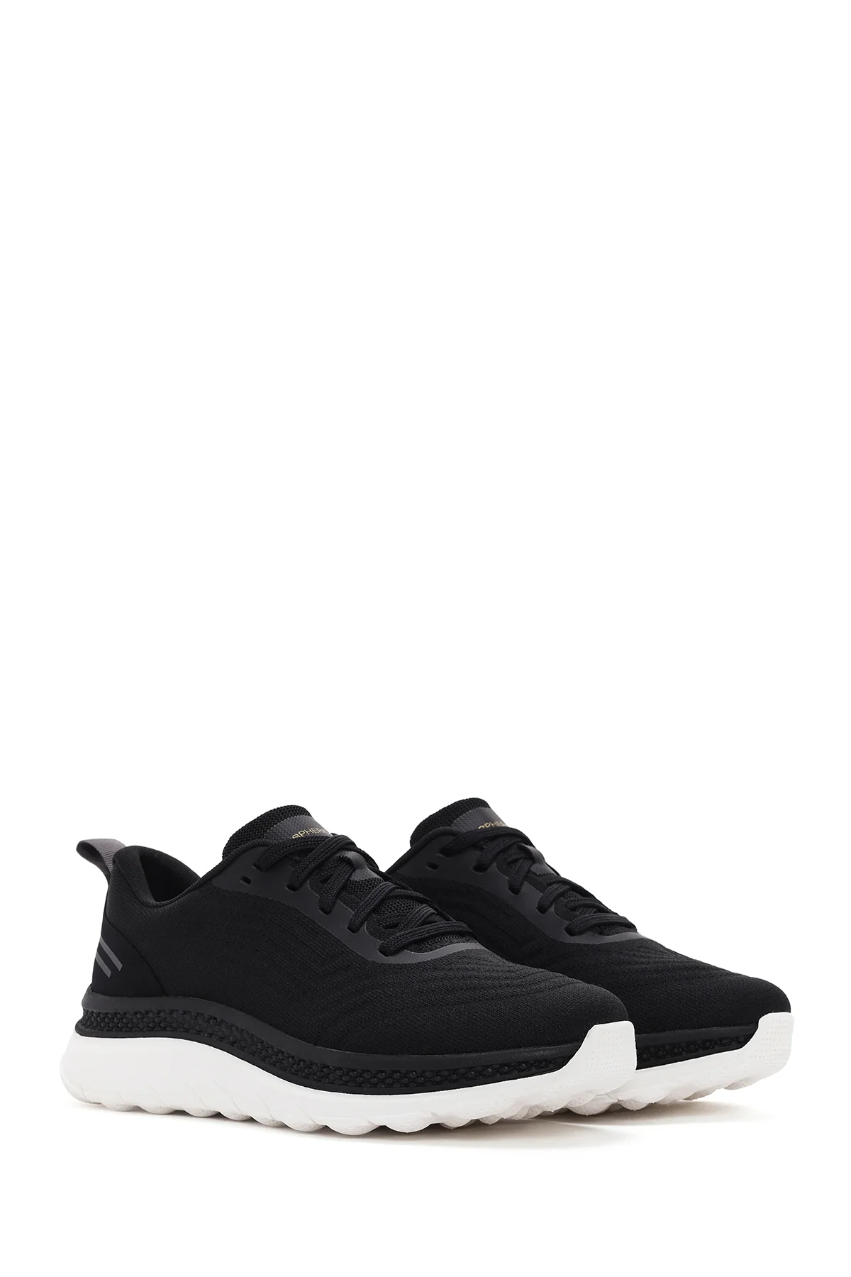 Geox Erkek Siyah Spherica Actif X Bağcıklı Kumaş Sneaker - Image 3