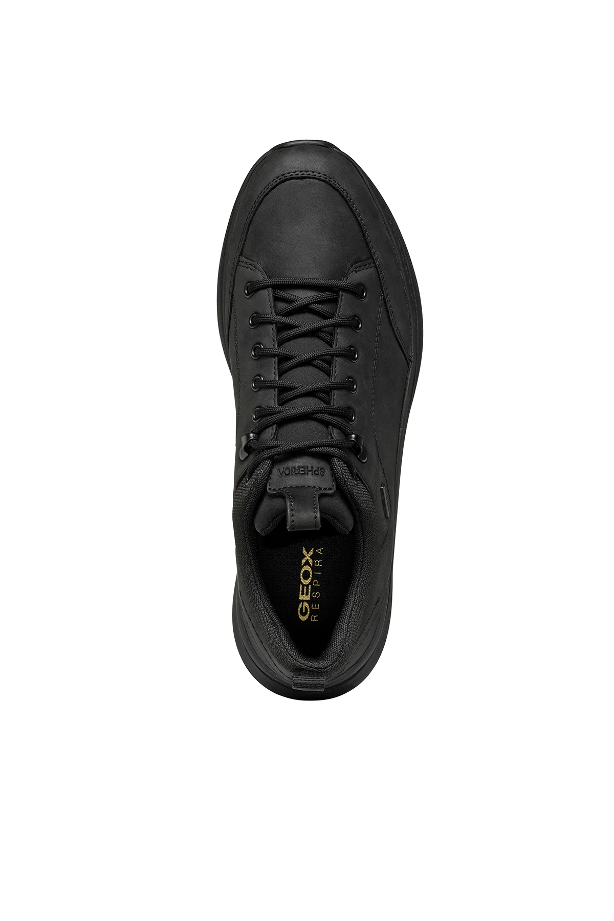Geox Erkek Siyah Spherica Actif X2 Abx Bağcıklı Waterproof Deri Sneaker - Image 6