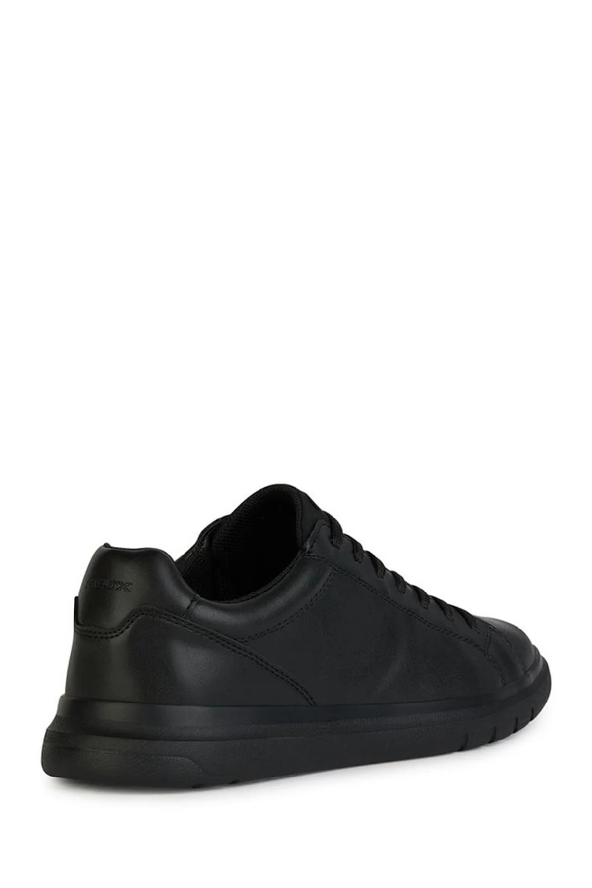 Geox Erkek Siyah Spherica Bağcıklı Deri Casual Sneaker - Image 2