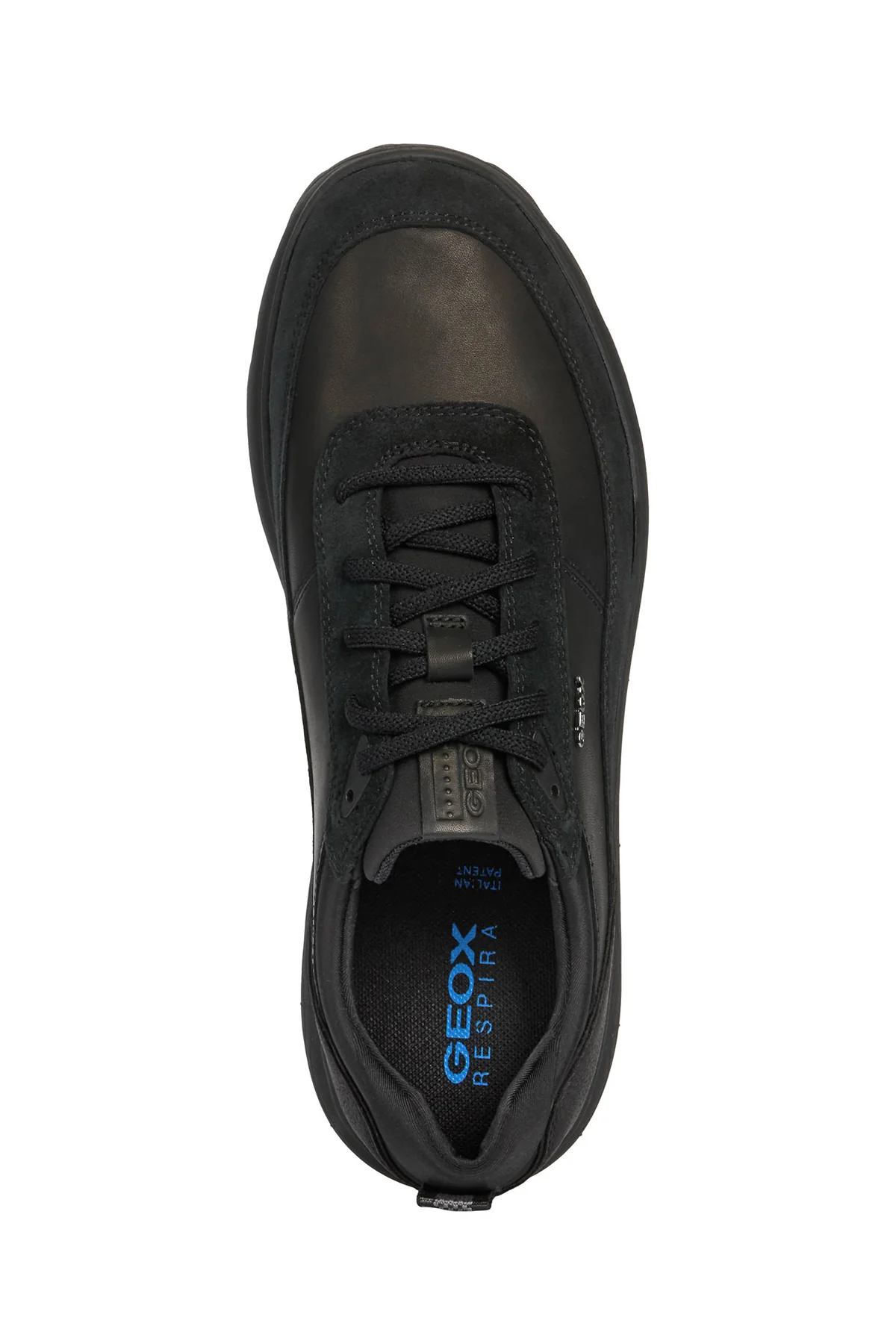 Geox Erkek Siyah Spherica Bağcıklı Deri Sneaker - Image 5