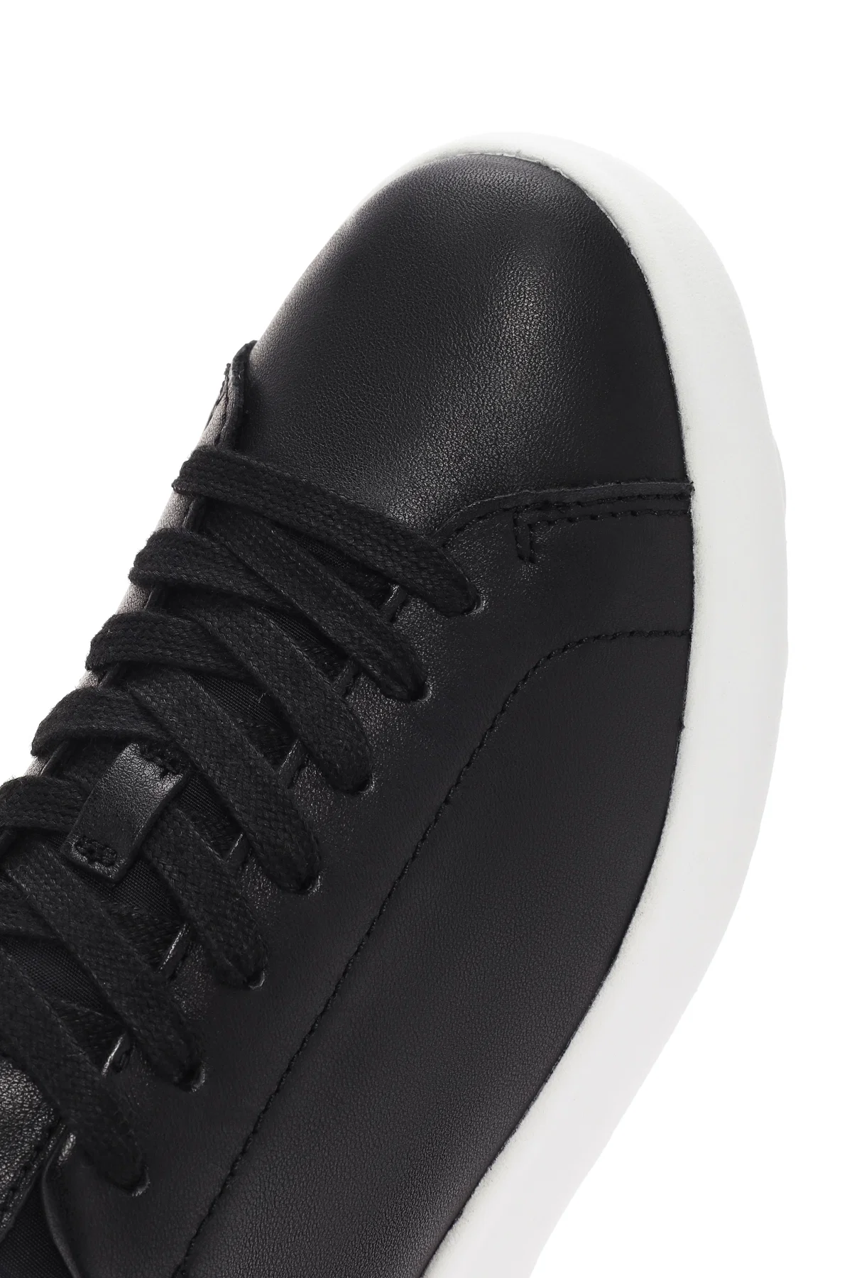 Geox Erkek Siyah Spherica Bağcıklı Deri Sneaker - Image 11
