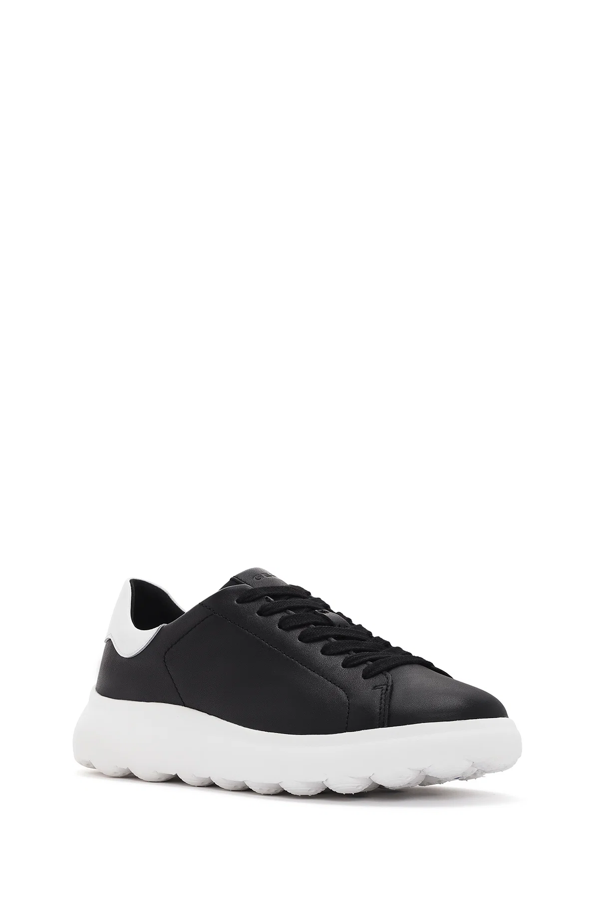 Geox Erkek Siyah Spherica Bağcıklı Deri Sneaker - Image 6