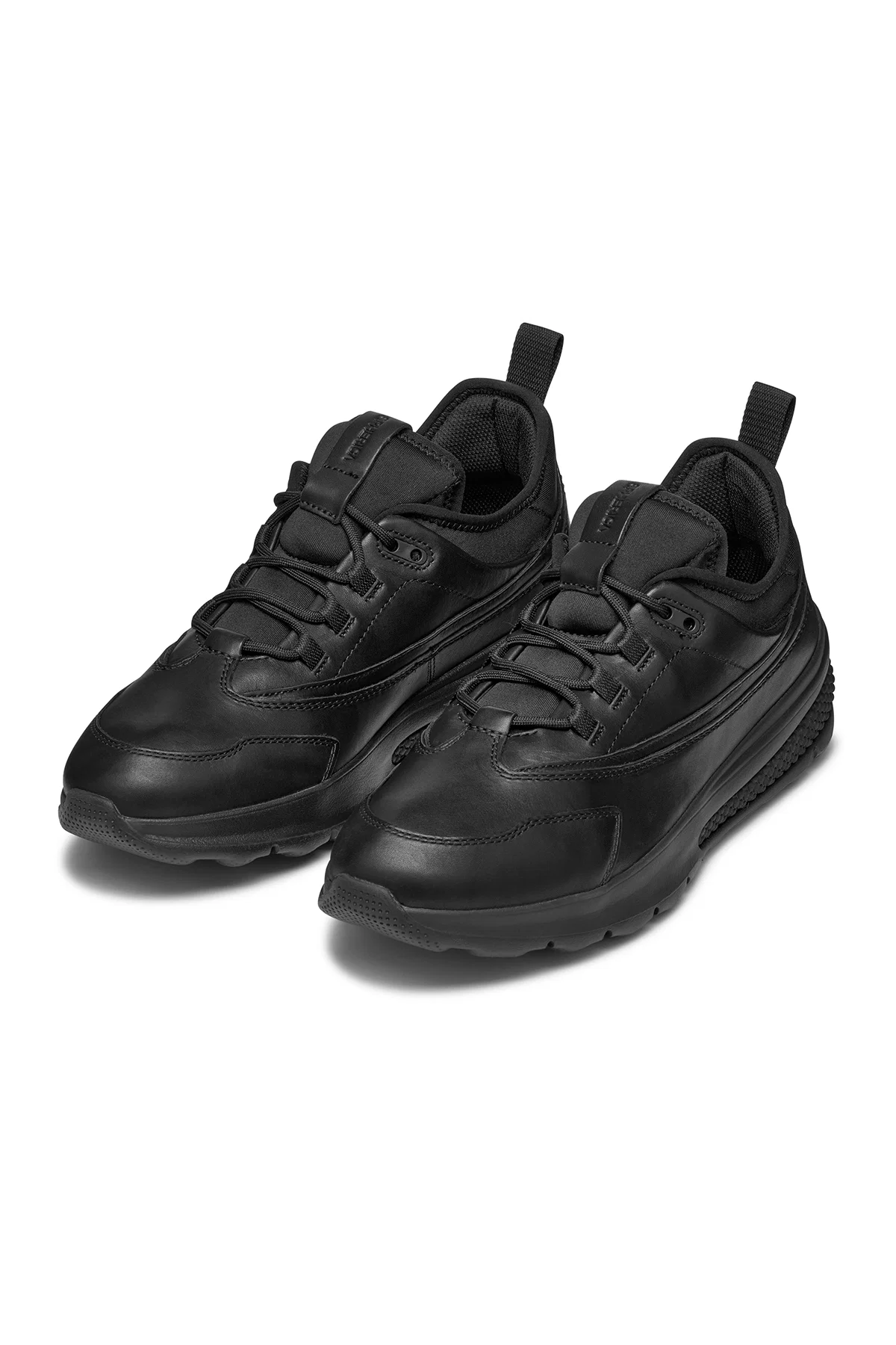 Geox Erkek Siyah Spherica Bağcıklı Deri Sneaker - Image 3