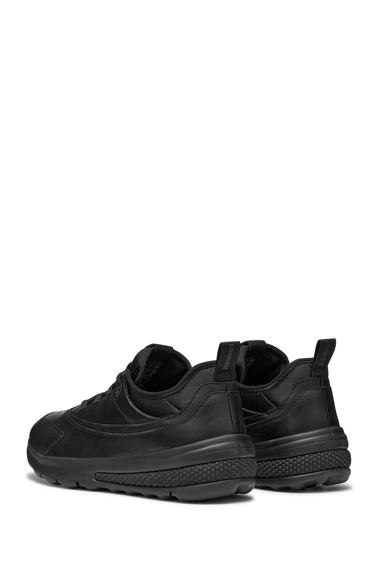 Geox Erkek Siyah Spherica Bağcıklı Deri Sneaker - Image 4