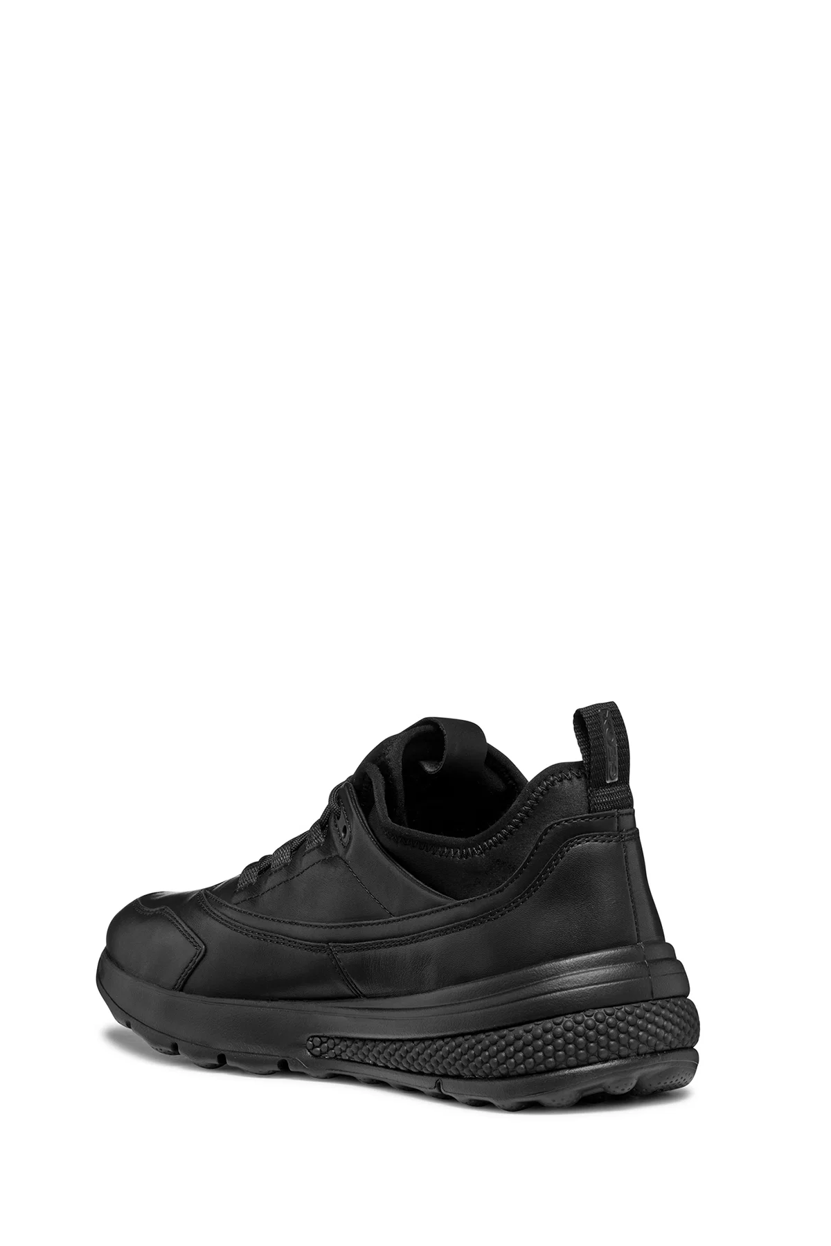 Geox Erkek Siyah Spherica Bağcıklı Deri Sneaker - Image 6