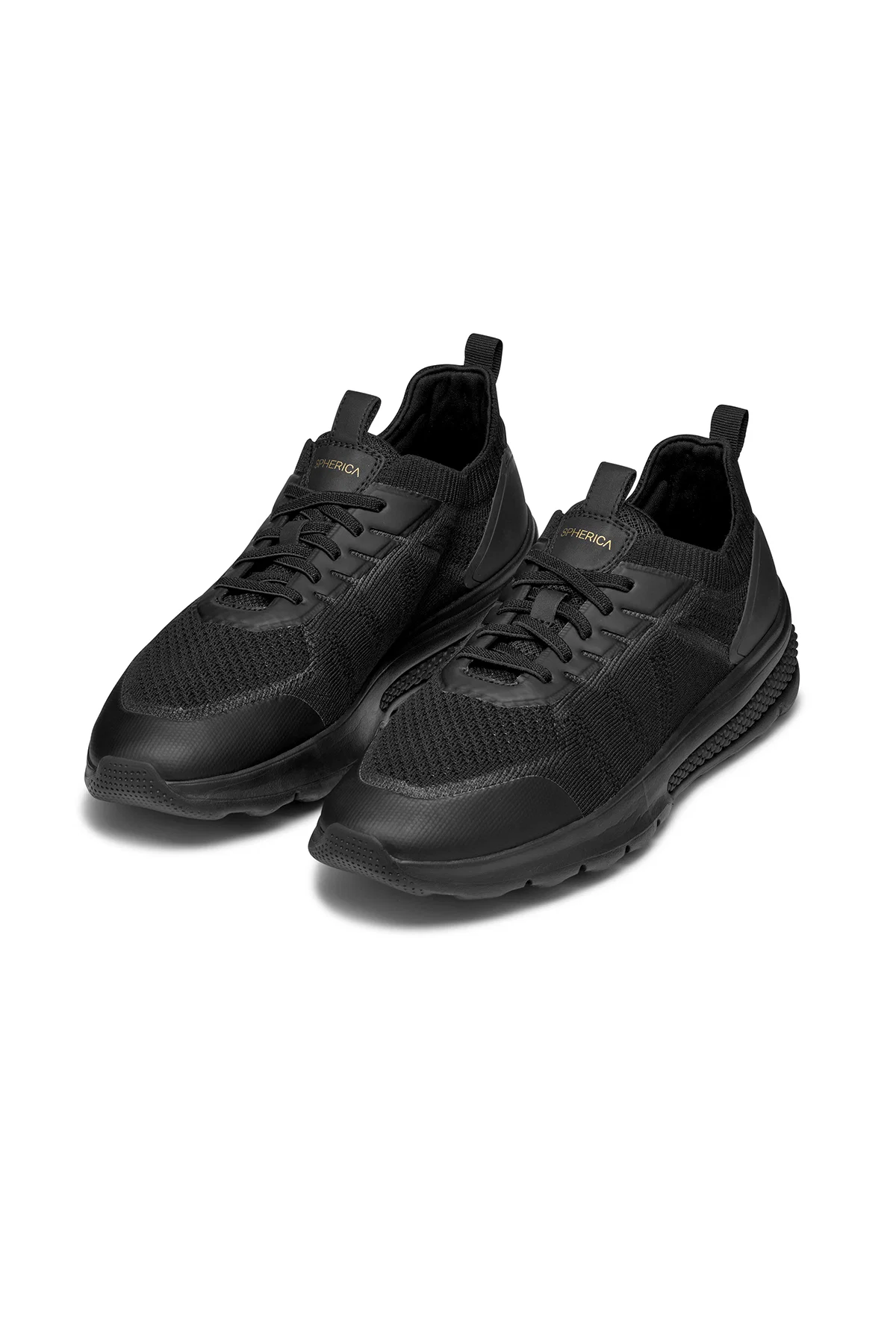 Geox Erkek Siyah Spherica Bağcıklı Deri Sneaker - Image 3