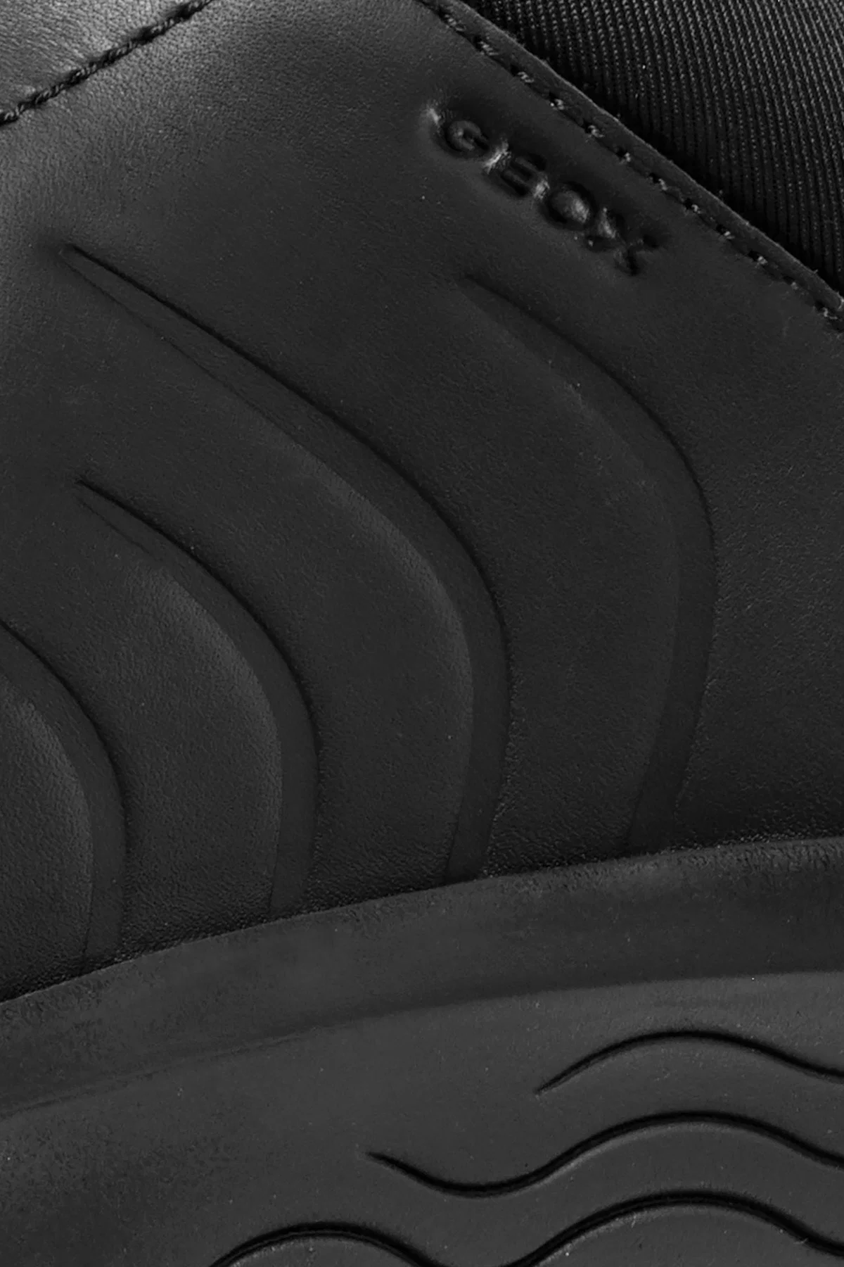 Geox Erkek Siyah Spherica Bağcıklı Deri Sneaker - Image 11