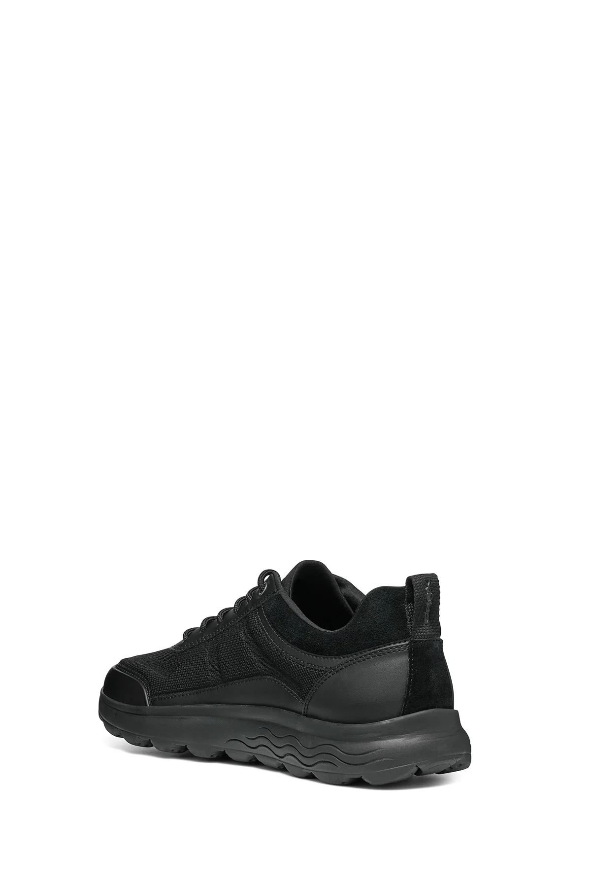 Geox Erkek Siyah Spherica Bağcıklı Deri Sneaker - Image 6