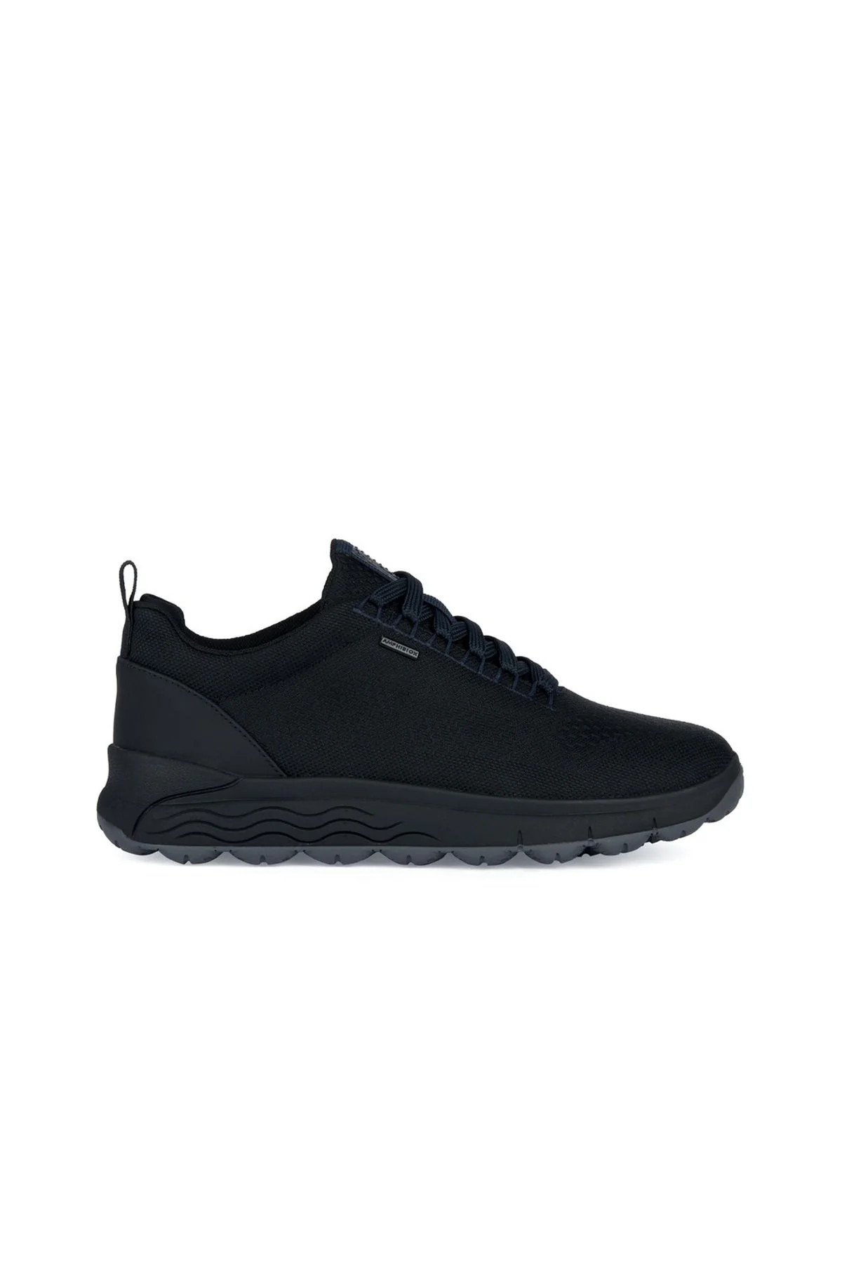 Geox Erkek Siyah Spherica Bağcıklı Kalın Tabanlı Sneaker