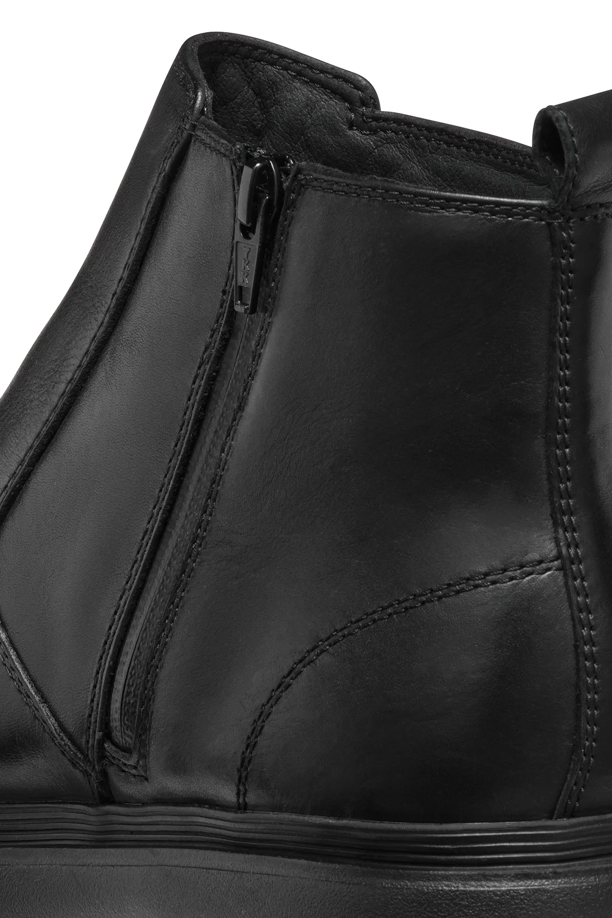 Geox Erkek Siyah Spherica Ec1 Abx Fermuarlı Waterproof Deri Bot - Image 8