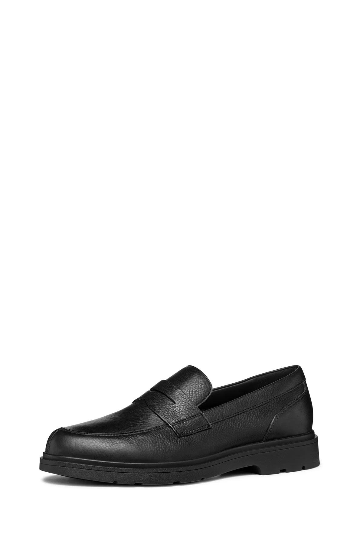 Geox Erkek Siyah Spherica Ec1 Deri Casual Loafer - Image 2