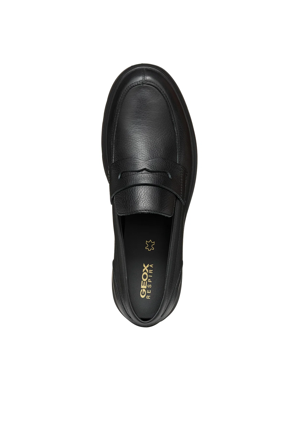Geox Erkek Siyah Spherica Ec1 Deri Casual Loafer - Image 6