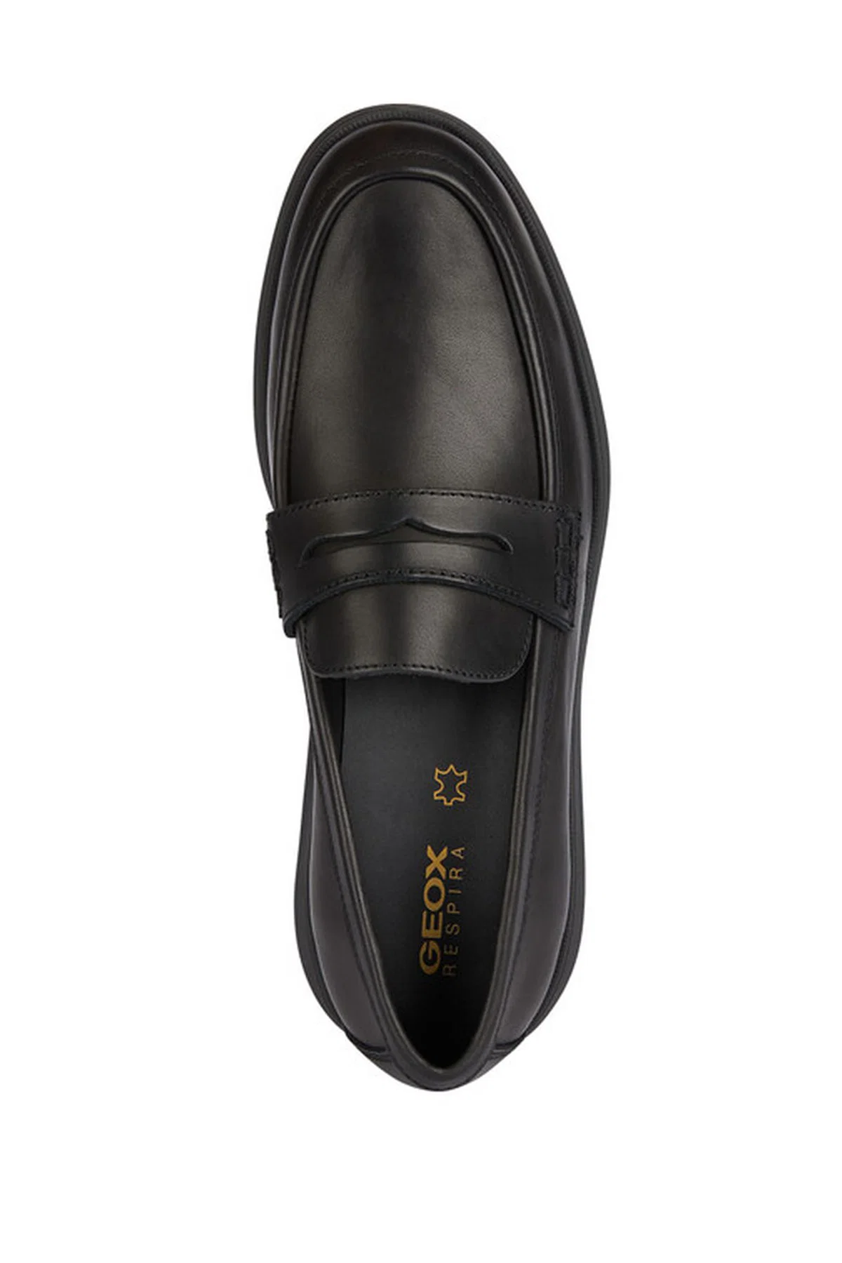 Geox Erkek Siyah Spherica Ec10 Deri Casual Loafer - Image 5