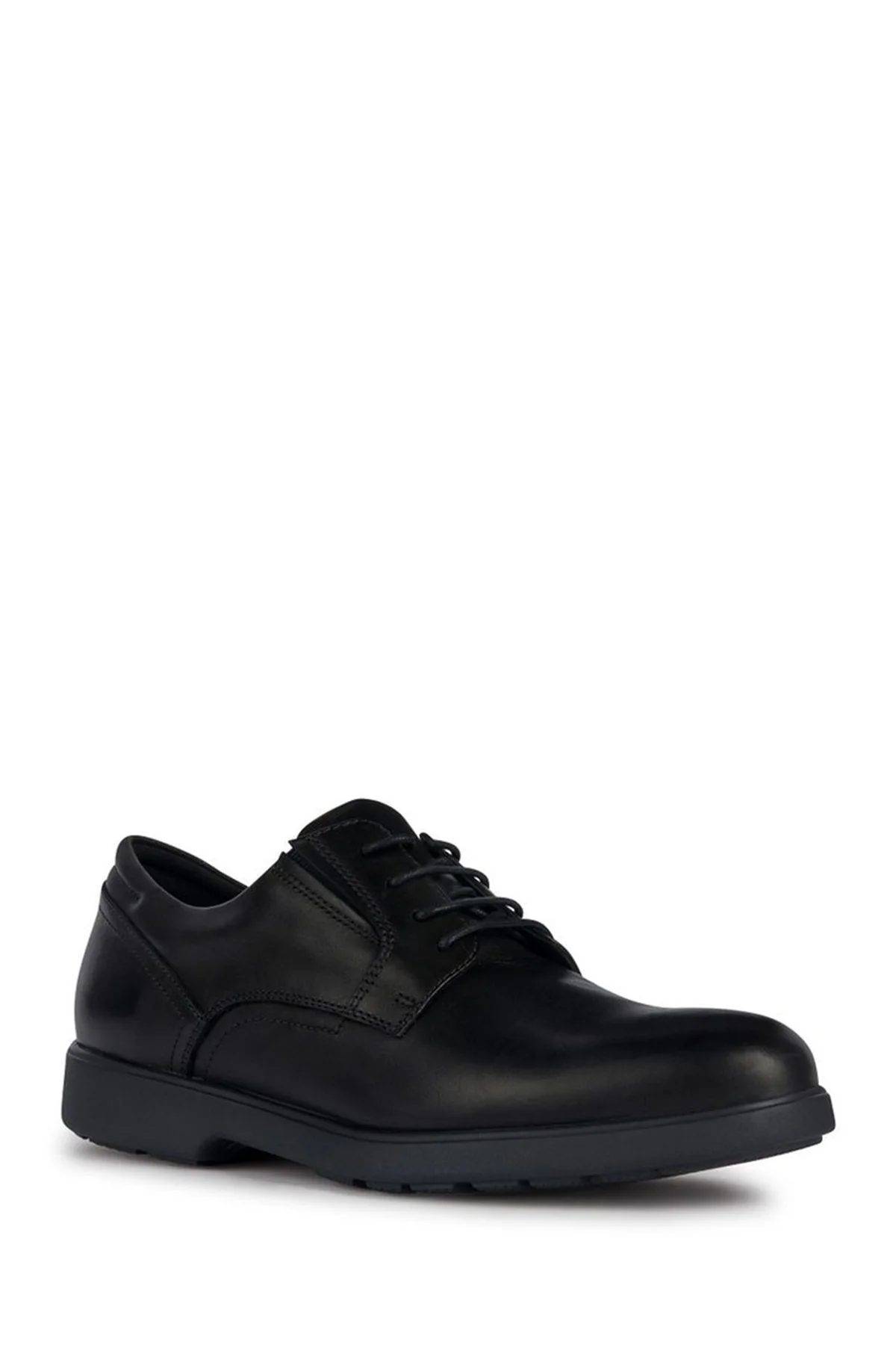 Geox Erkek Siyah Spherica Ec11 Bağcıklı Deri Casual Ayakkabı - Image 3