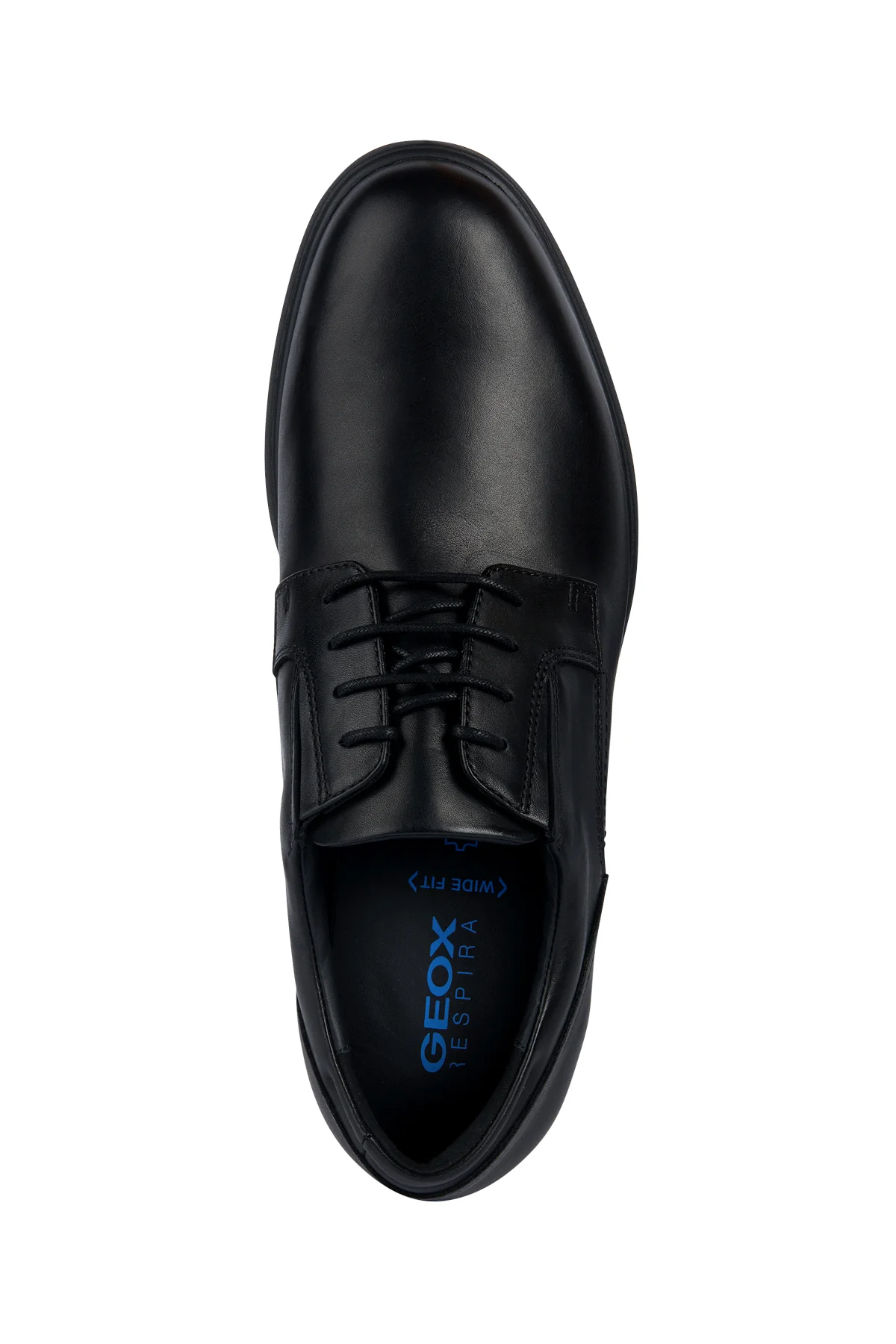Geox Erkek Siyah Spherica Ec11 Wide Bağcıklı Deri Casual Ayakkabı - Image 5