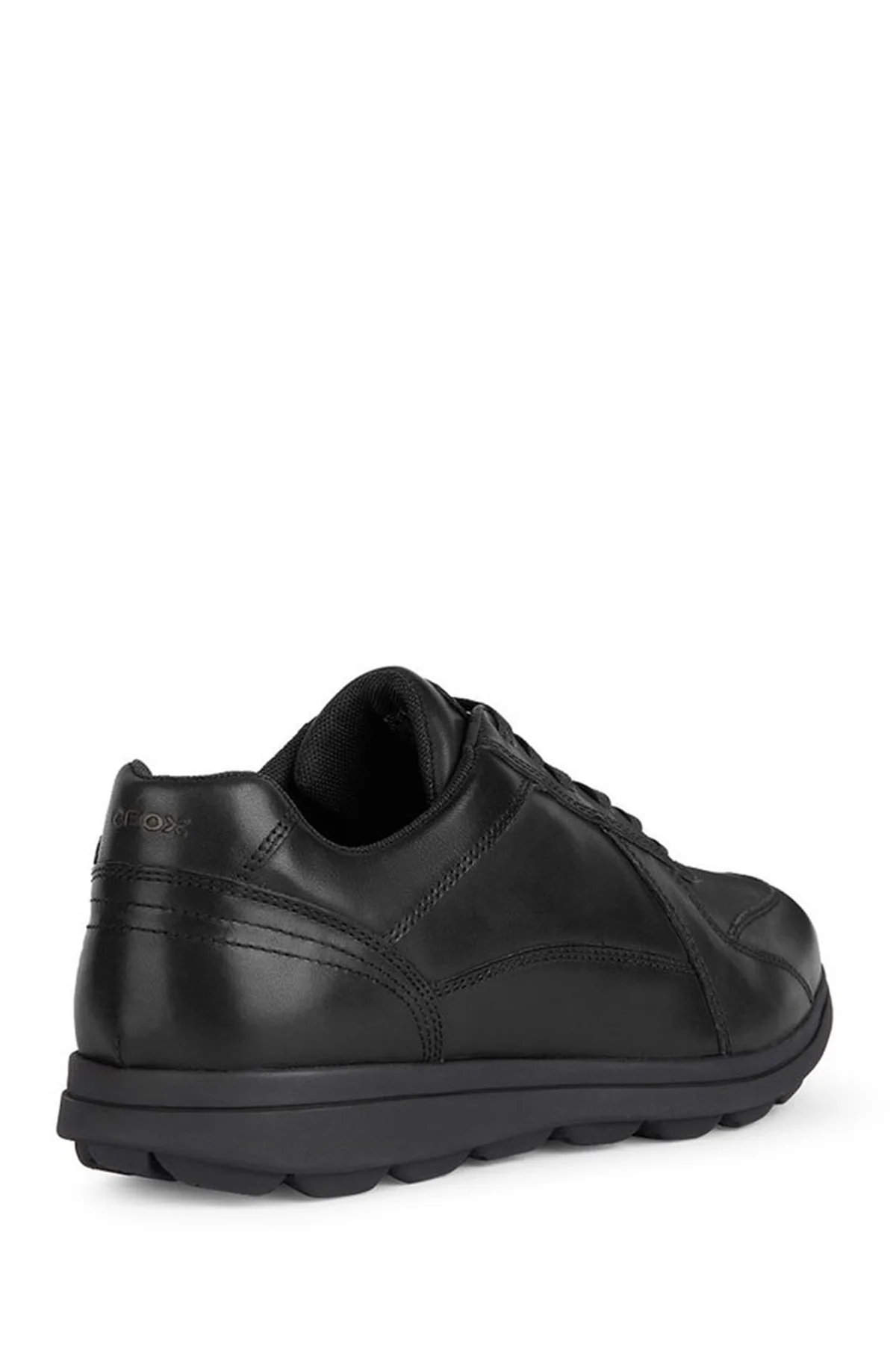 Geox Erkek Siyah Spherica Ec12 Bağcıklı Deri Casual Sneaker - Image 2