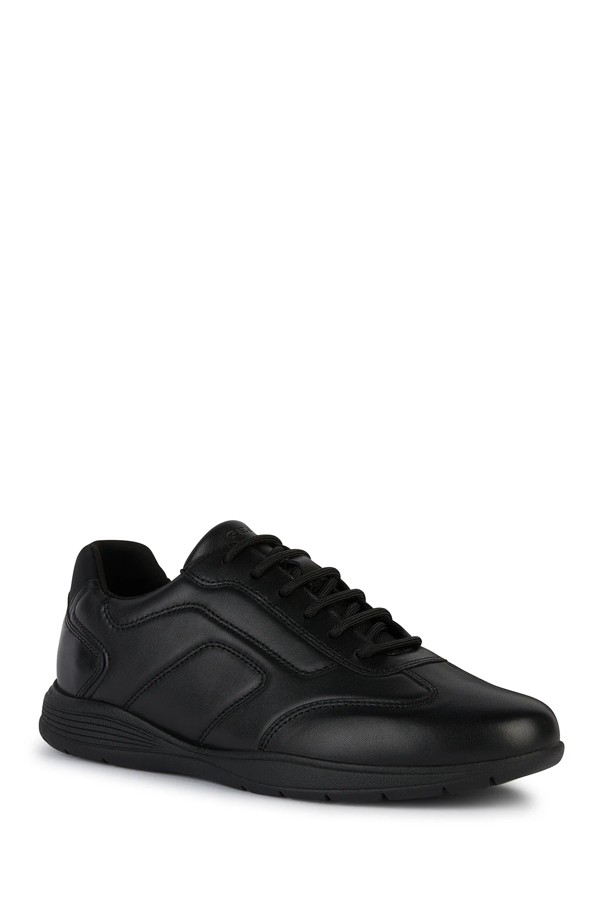 Geox Erkek Siyah Spherica Ec2 Bağcıklı Deri Sneaker - Image 5