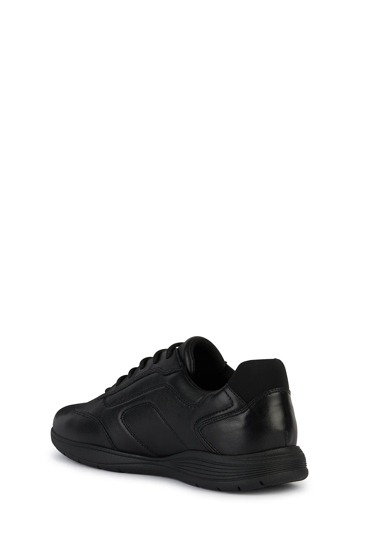 Geox Erkek Siyah Spherica Ec2 Bağcıklı Deri Sneaker - Image 7