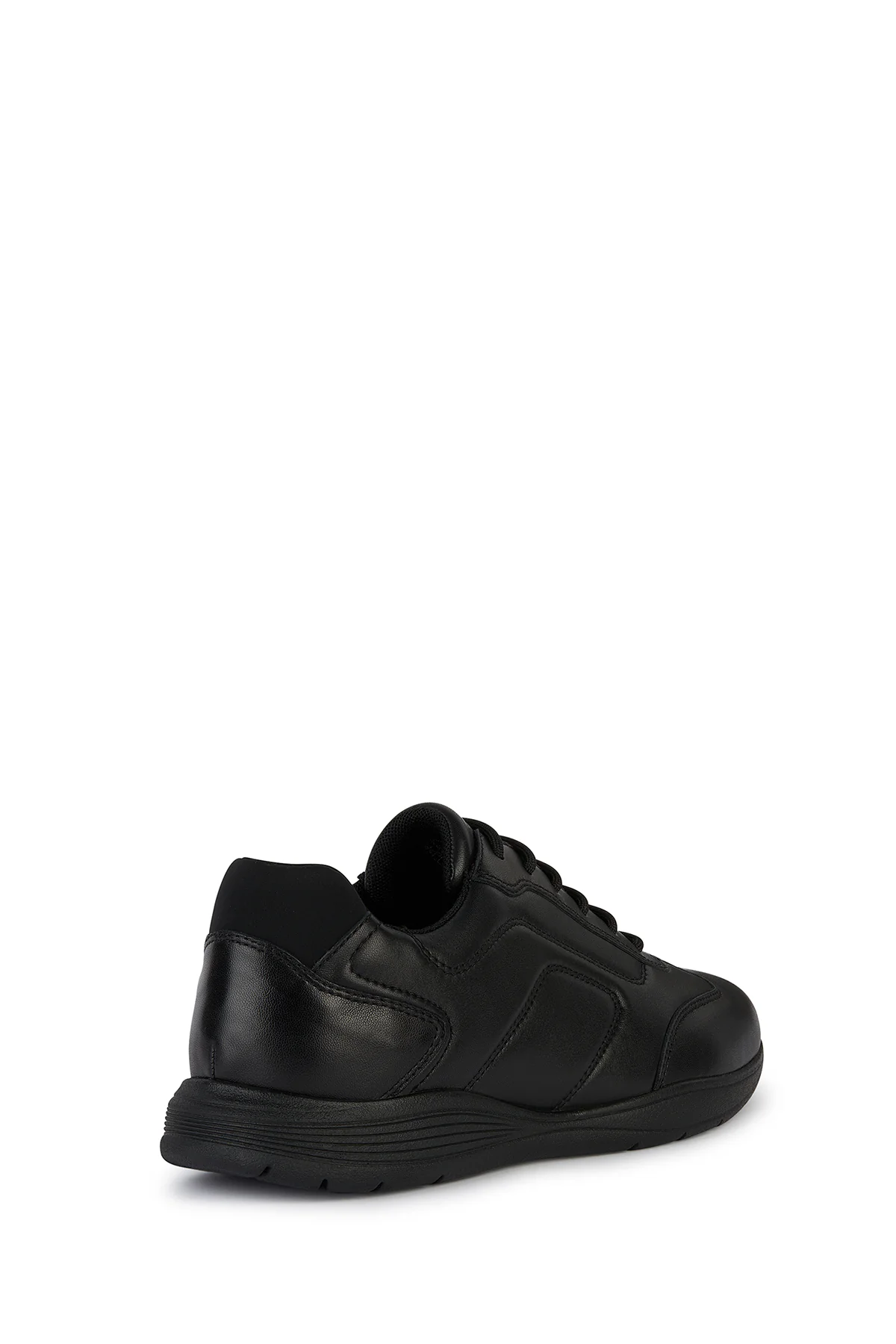 Geox Erkek Siyah Spherica Ec2 Bağcıklı Deri Sneaker - Image 8