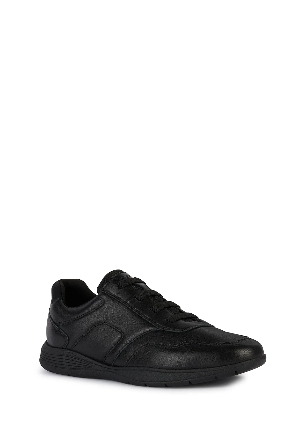 Geox Erkek Siyah Spherica Ec2 Bağcıklı Deri Sneaker - Image 5