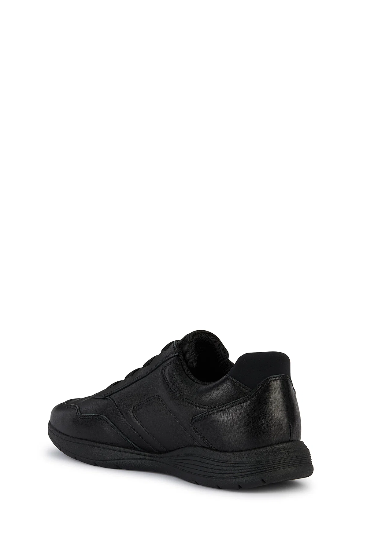 Geox Erkek Siyah Spherica Ec2 Bağcıklı Deri Sneaker - Image 7