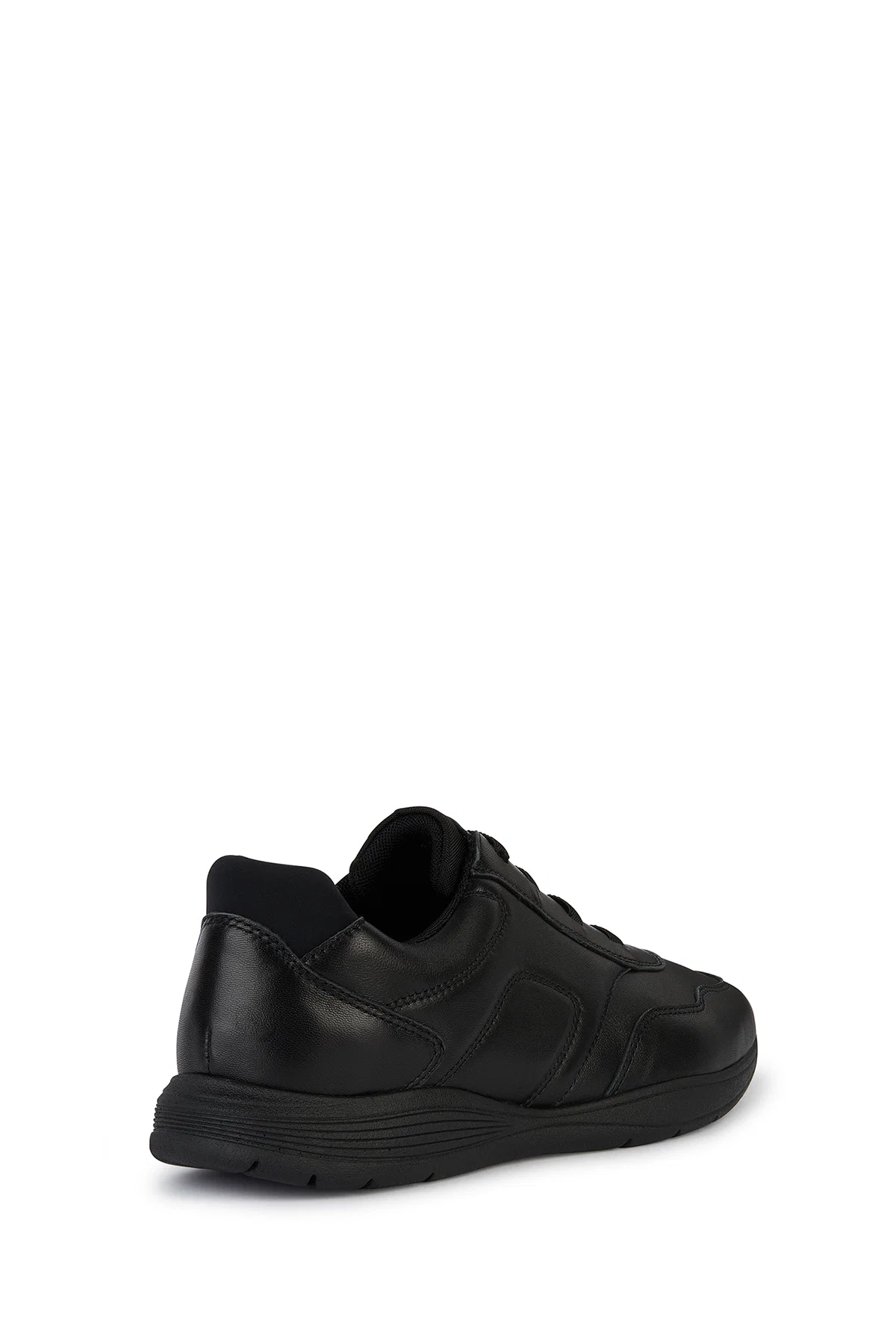 Geox Erkek Siyah Spherica Ec2 Bağcıklı Deri Sneaker - Image 8