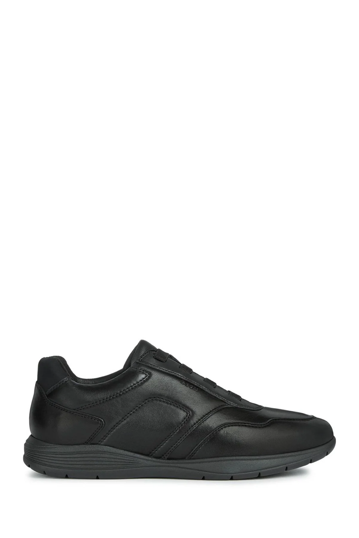Geox Erkek Siyah Spherica Ec2 Deri Casual Sneaker