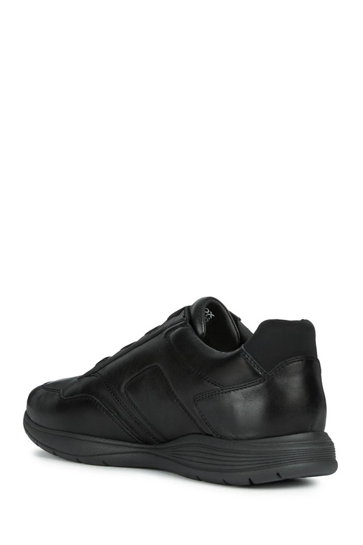 Geox Erkek Siyah Spherica Ec2 Deri Casual Sneaker - Image 2
