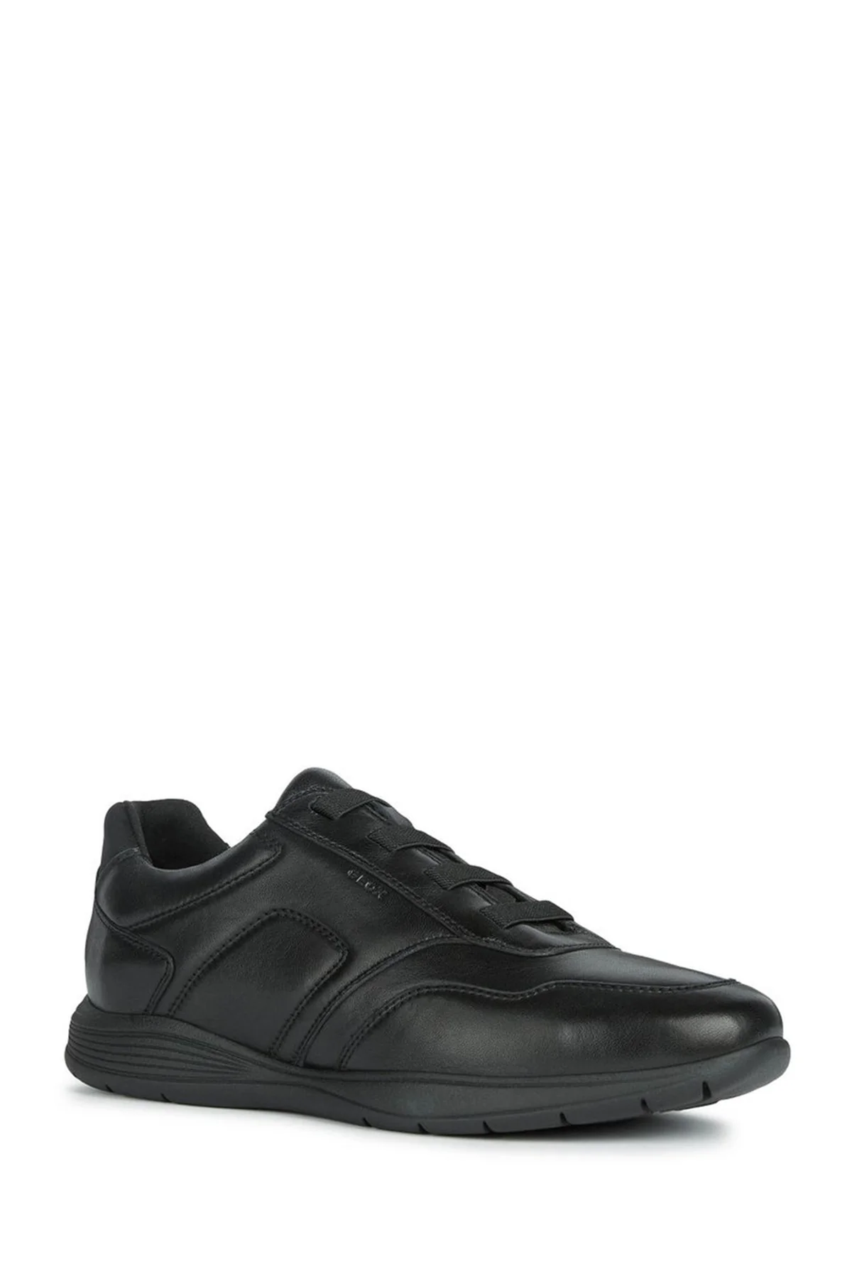 Geox Erkek Siyah Spherica Ec2 Deri Casual Sneaker - Image 3