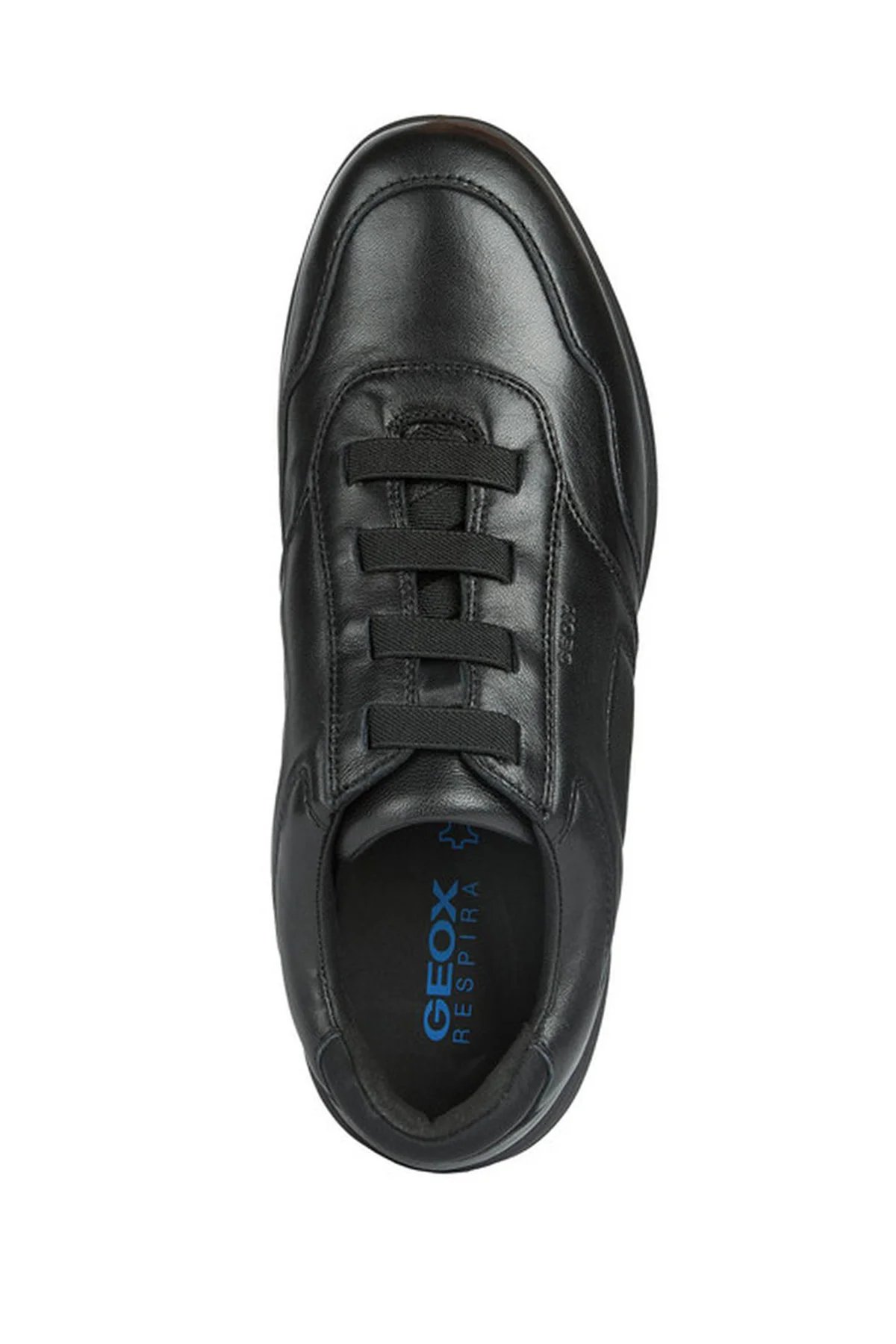 Geox Erkek Siyah Spherica Ec2 Deri Casual Sneaker - Image 5