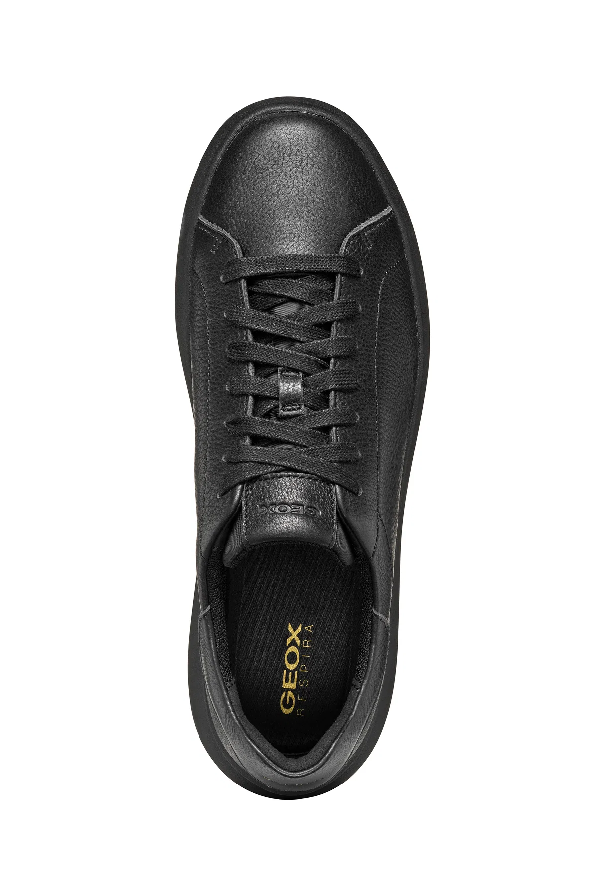 Geox erkek Siyah Spherica Ec4.1 Bağcıklı Deri Sneaker - Image 5