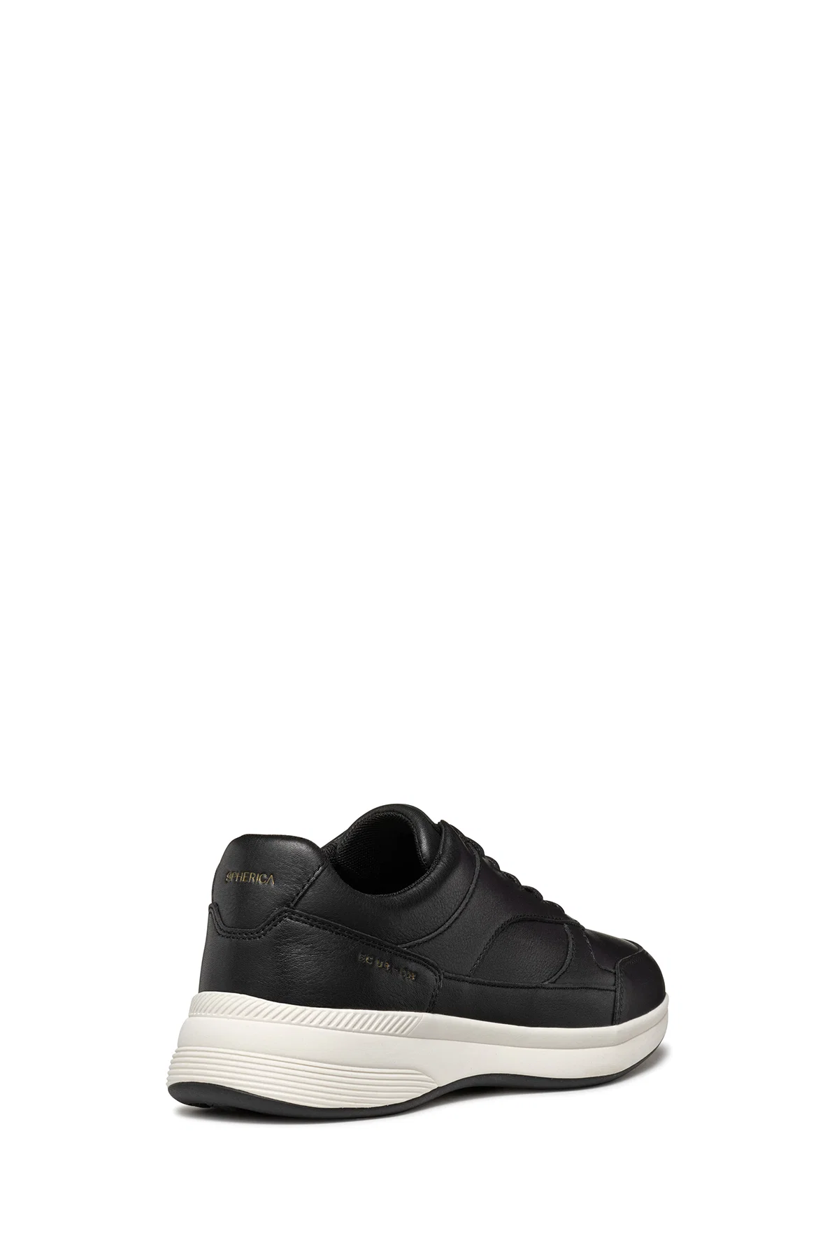 Geox Erkek Siyah Spherica Ecub-3 Bağcıklı Deri Sneaker - Image 2