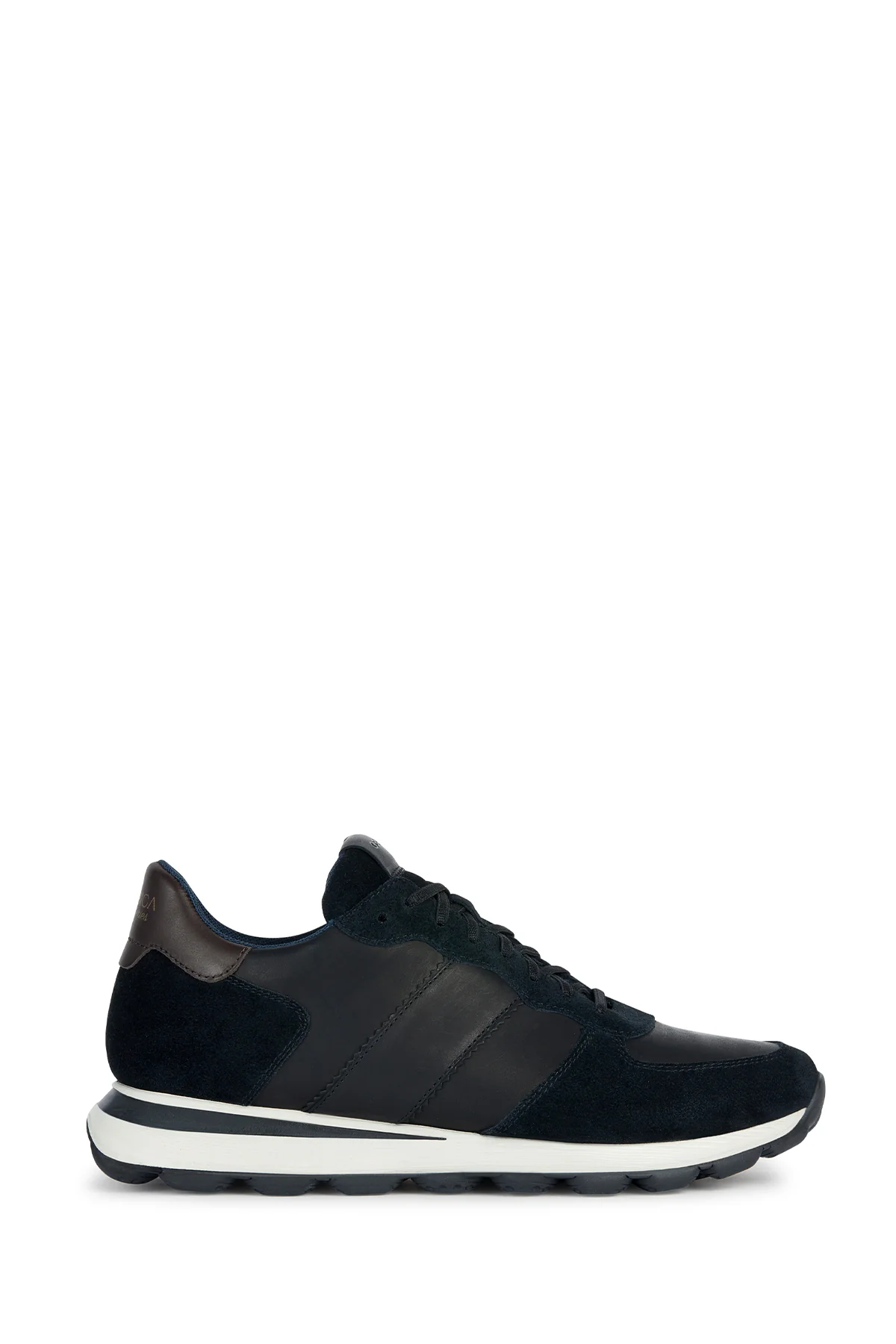 Geox Erkek Siyah Spherica VSeries Süet Deri Sneaker