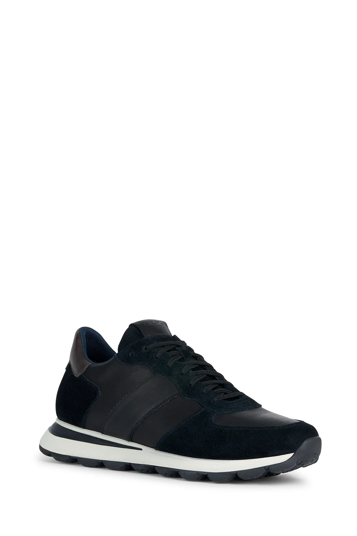 Geox Erkek Siyah Spherica VSeries Süet Deri Sneaker - Image 3