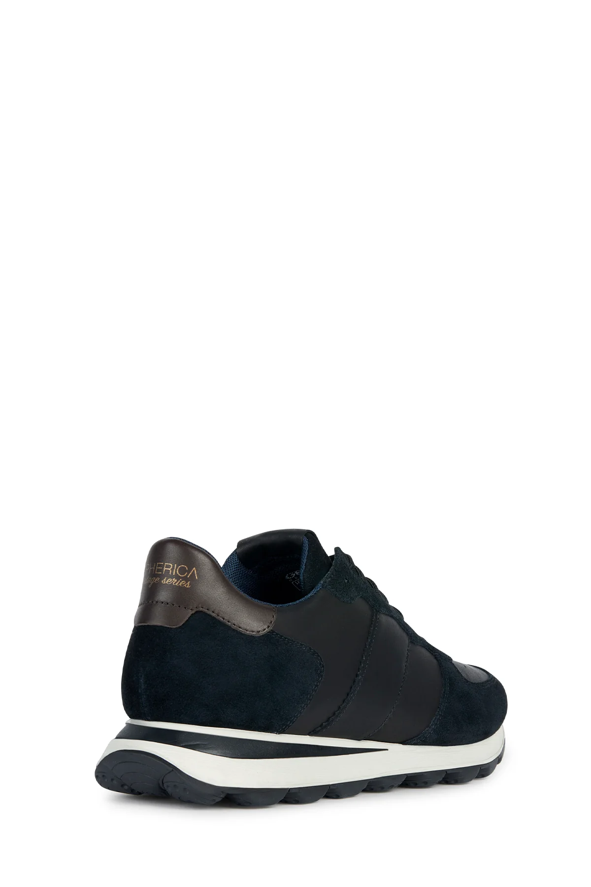 Geox Erkek Siyah Spherica VSeries Süet Deri Sneaker - Image 4