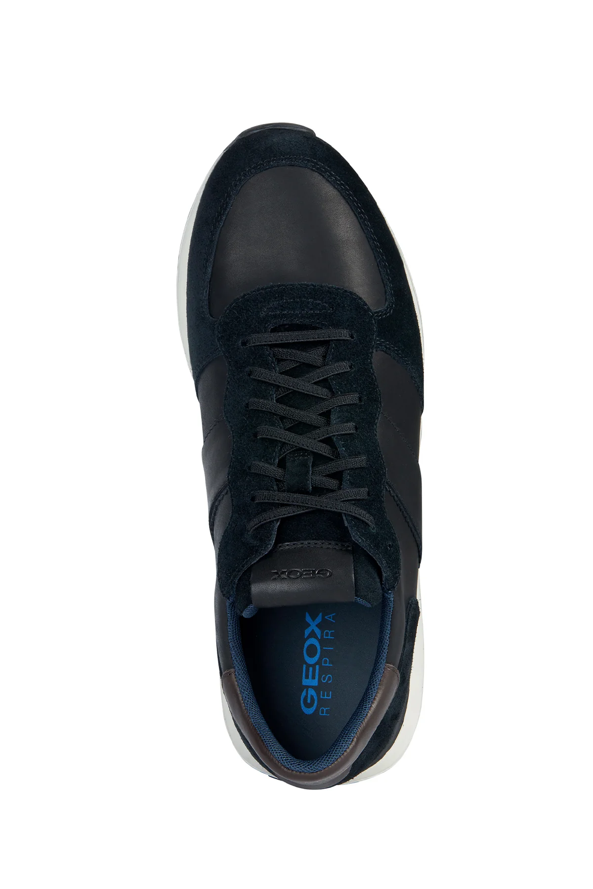 Geox Erkek Siyah Spherica VSeries Süet Deri Sneaker - Image 5