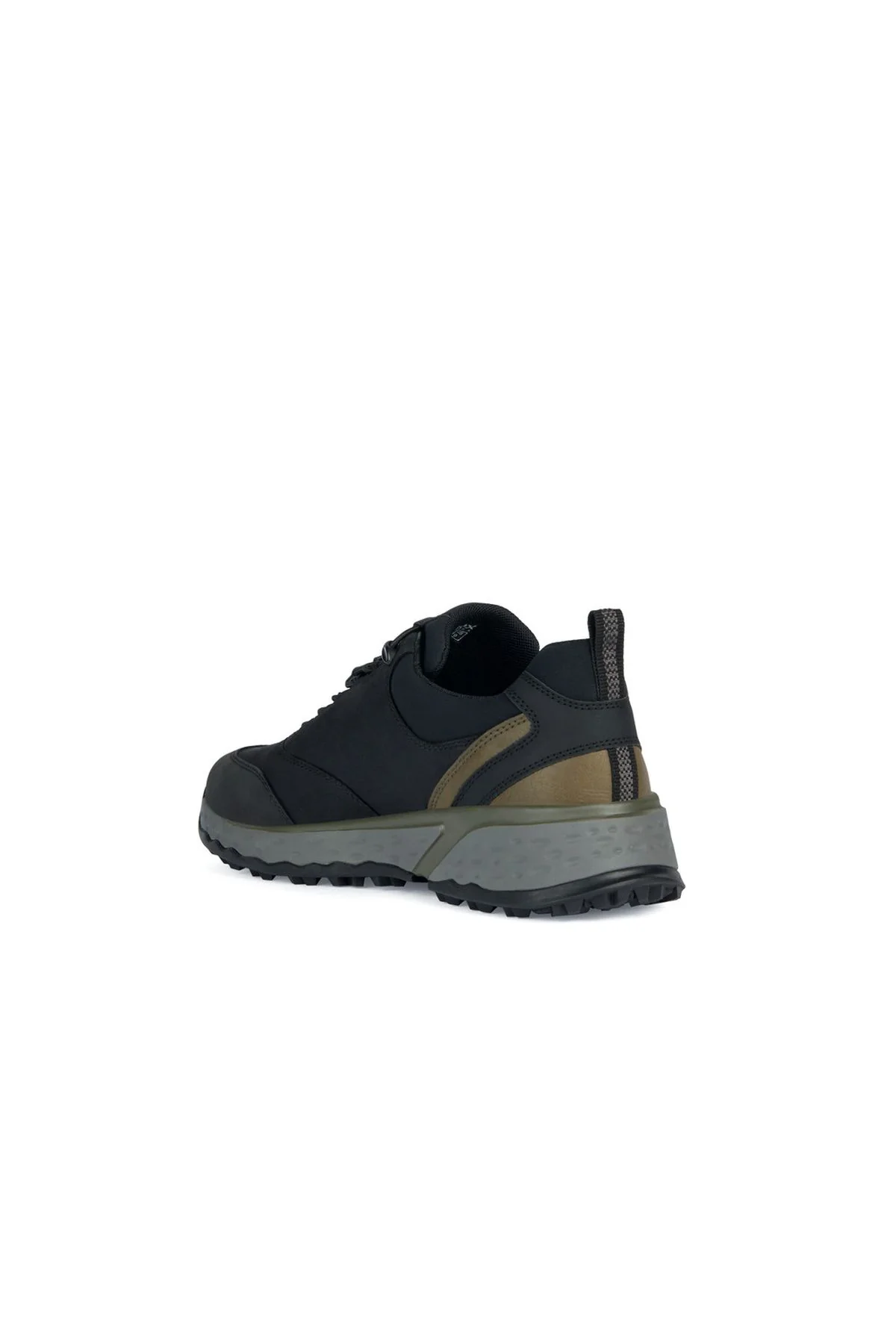 Geox Erkek Siyah Sterrato Bağcıklı Deri Sneaker - Image 2