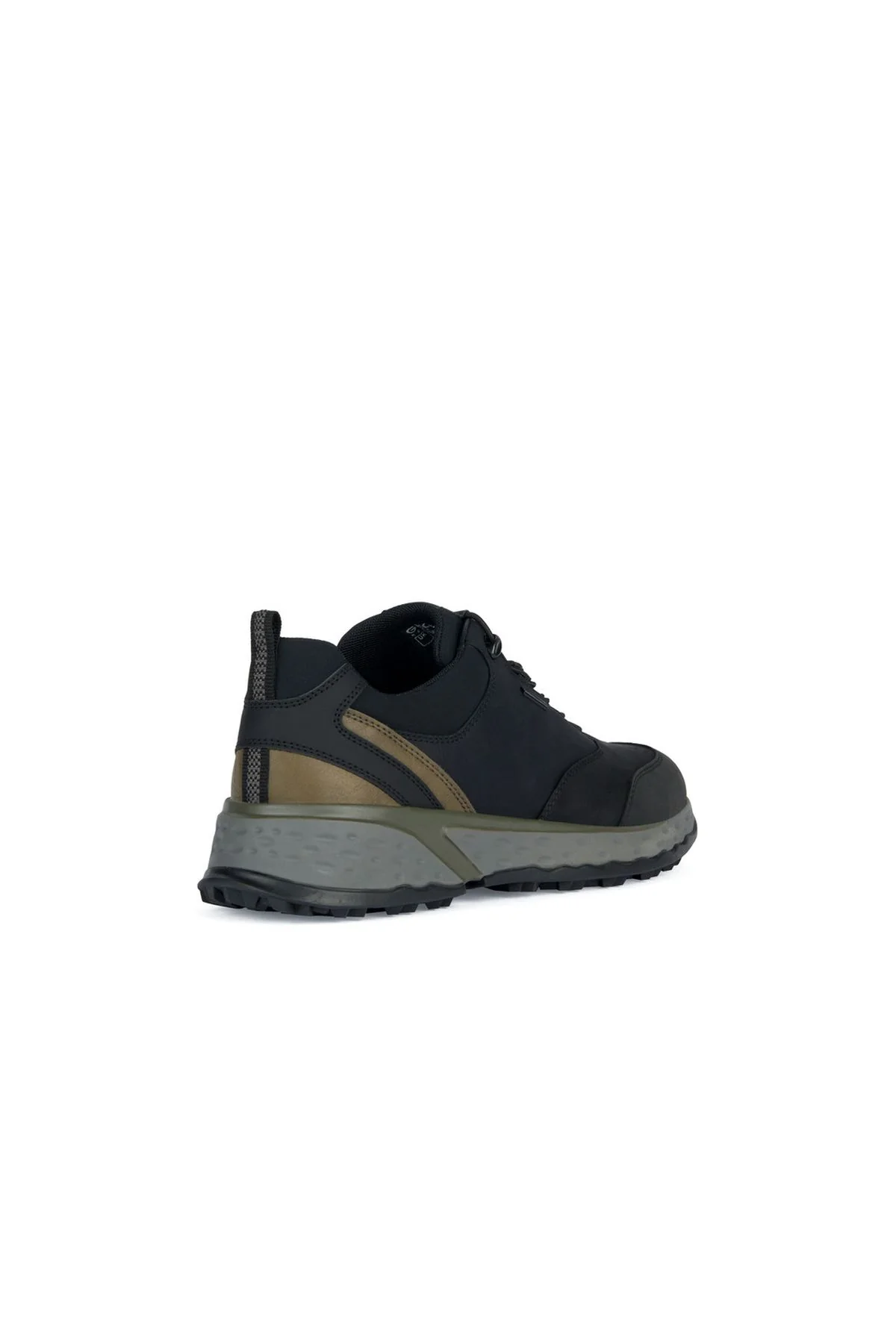 Geox Erkek Siyah Sterrato Bağcıklı Deri Sneaker - Image 4