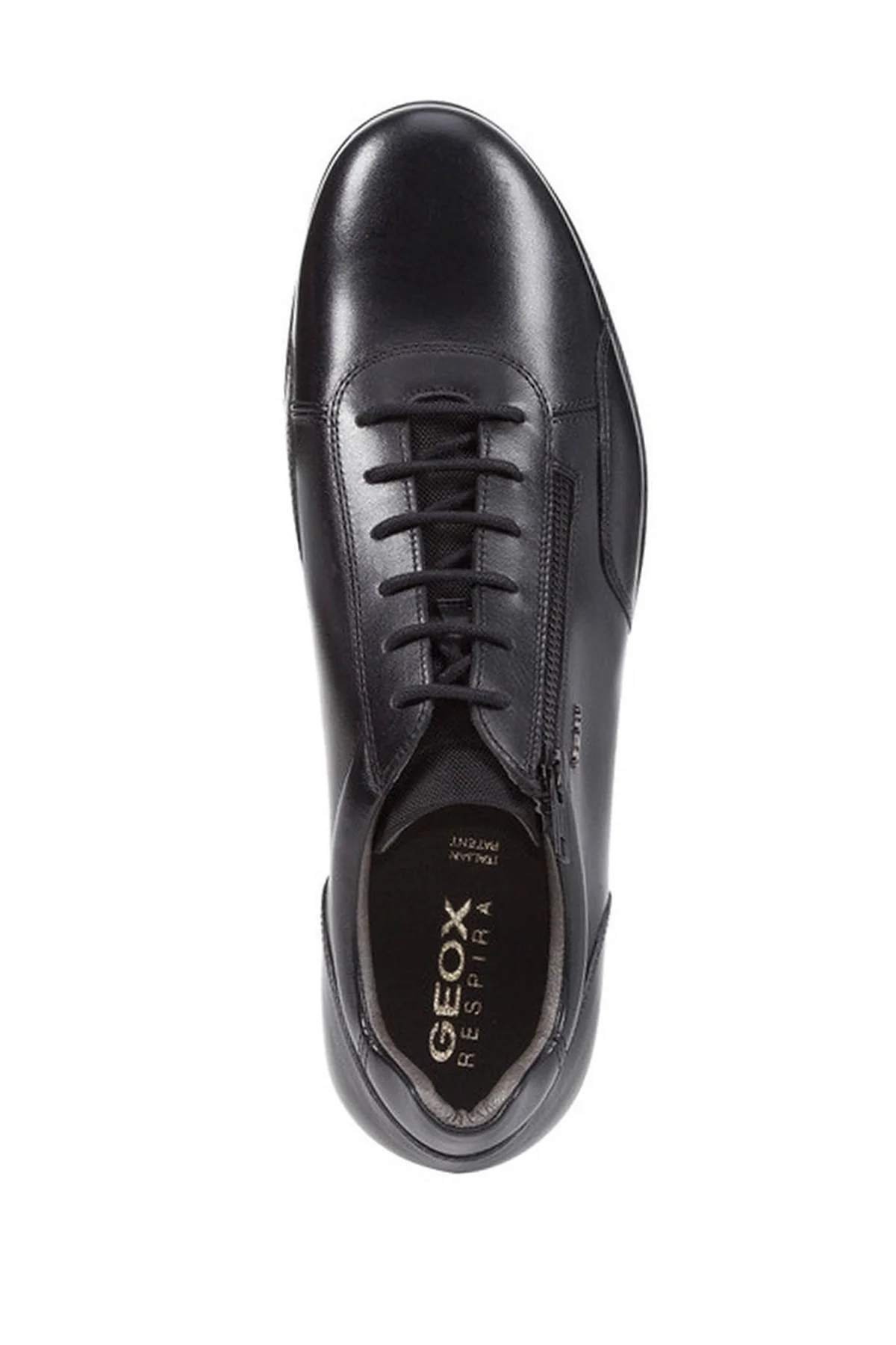 Geox Erkek Siyah Symbol Bağcıklı Deri Casual Ayakkabı - Image 5