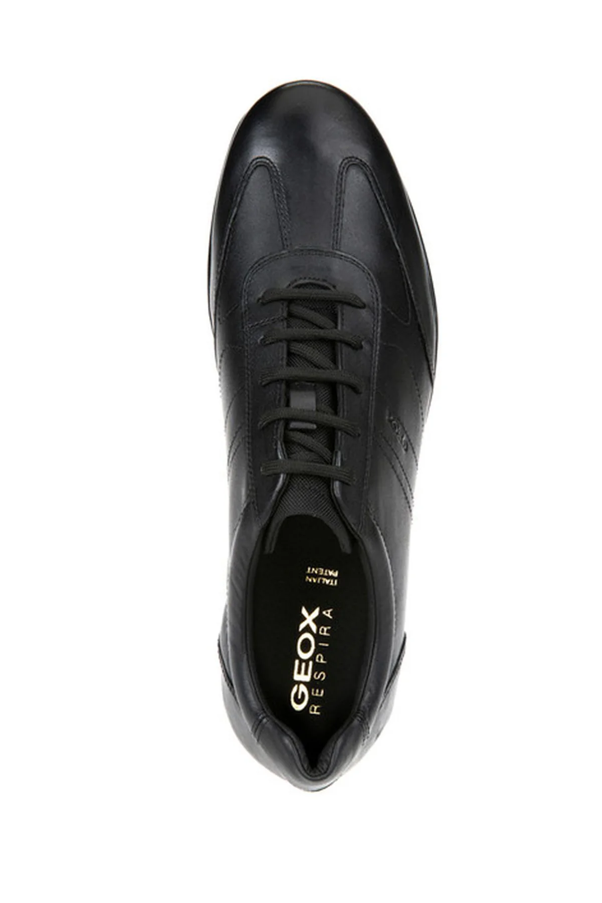 Geox Erkek Siyah Symbol Bağcıklı Deri Casual Ayakkabı - Image 6
