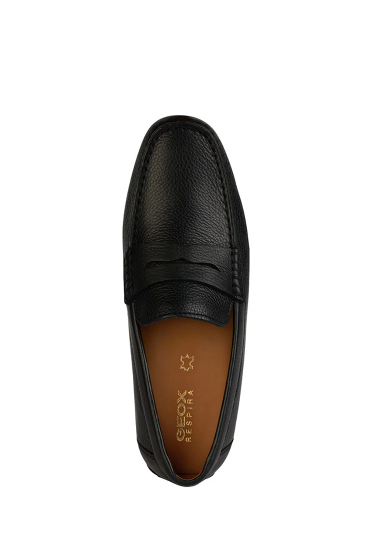 Geox Erkek Siyah U Kosmopolis + Grip B - Tum Deri Casual Loafer - Image 6