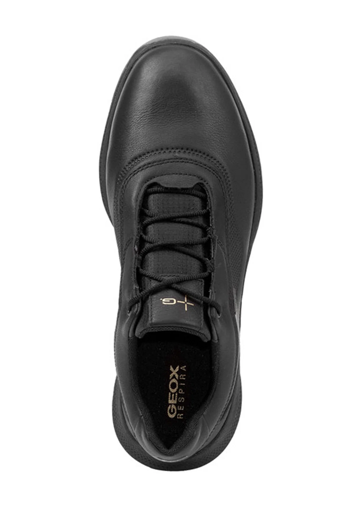 Geox Erkek Siyah U PG1X ABX Bağcıklı Deri Sneaker - Image 5