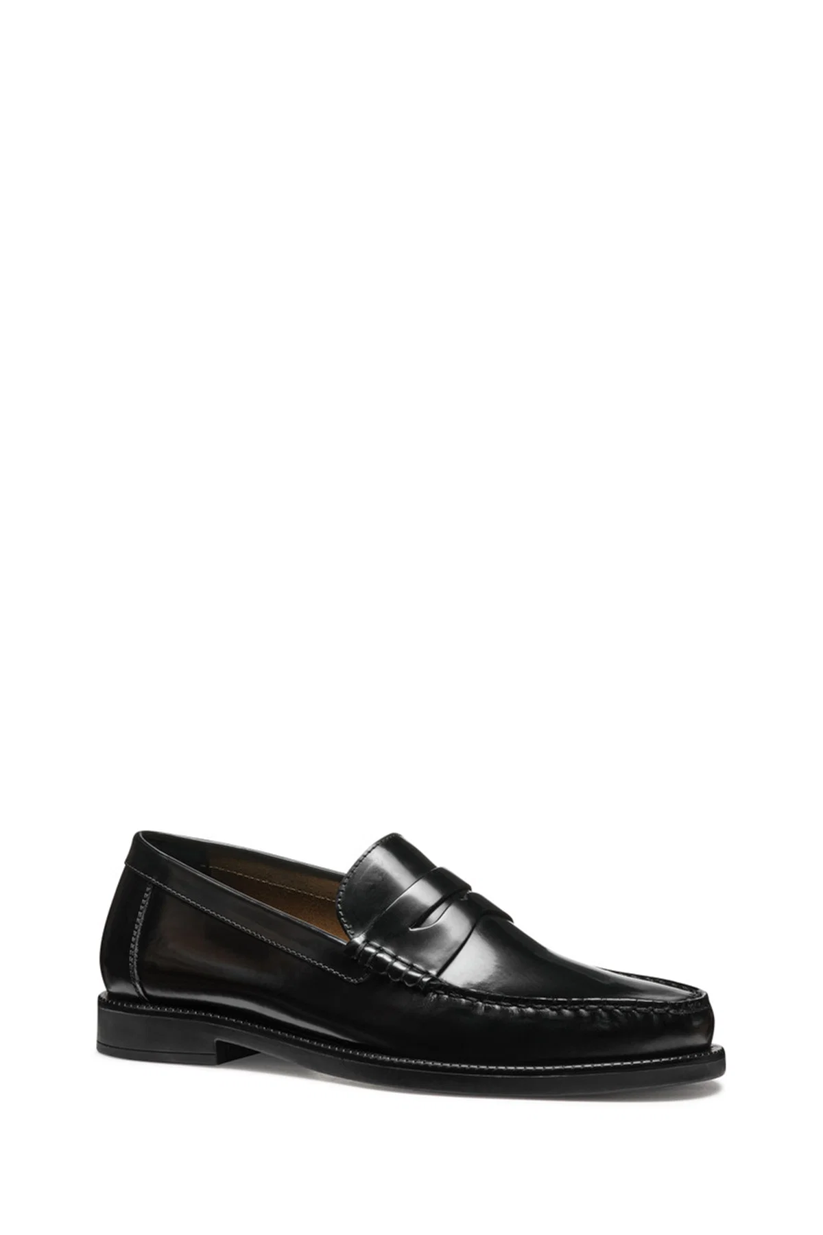Geox Erkek Siyah U Recanati - Brushs.Lea Deri Loafer - Image 3