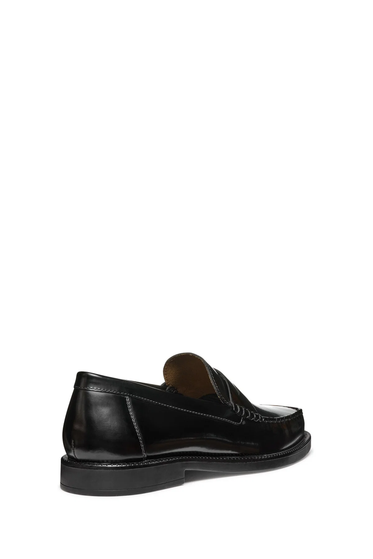 Geox Erkek Siyah U Recanati - Brushs.Lea Deri Loafer - Image 4
