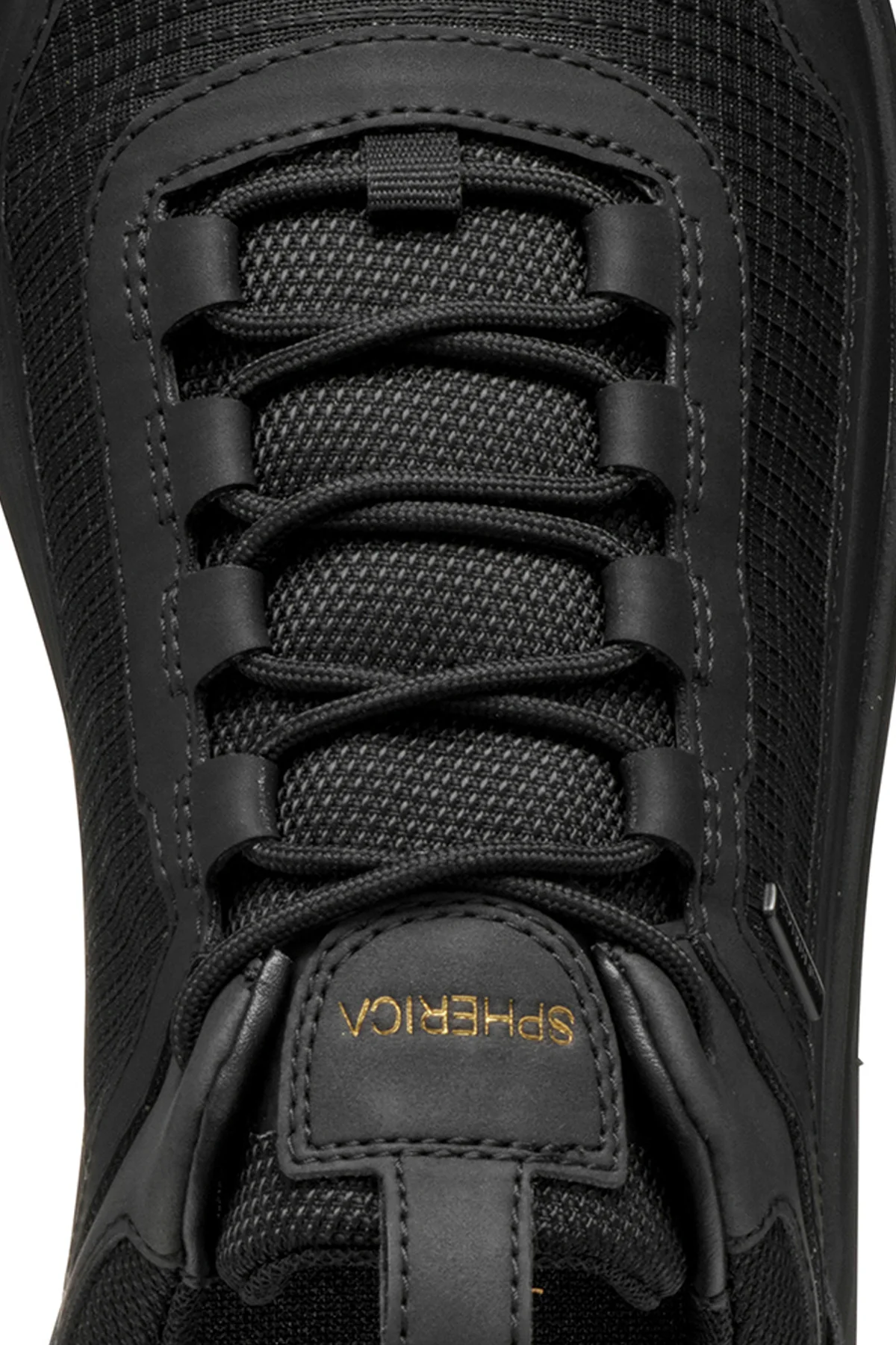 Geox Erkek Siyah U Spherıca 4X4 B Abx A - Text+ Bağcıklı Kalın Tabanlı Kumaş Sneaker - Image 11